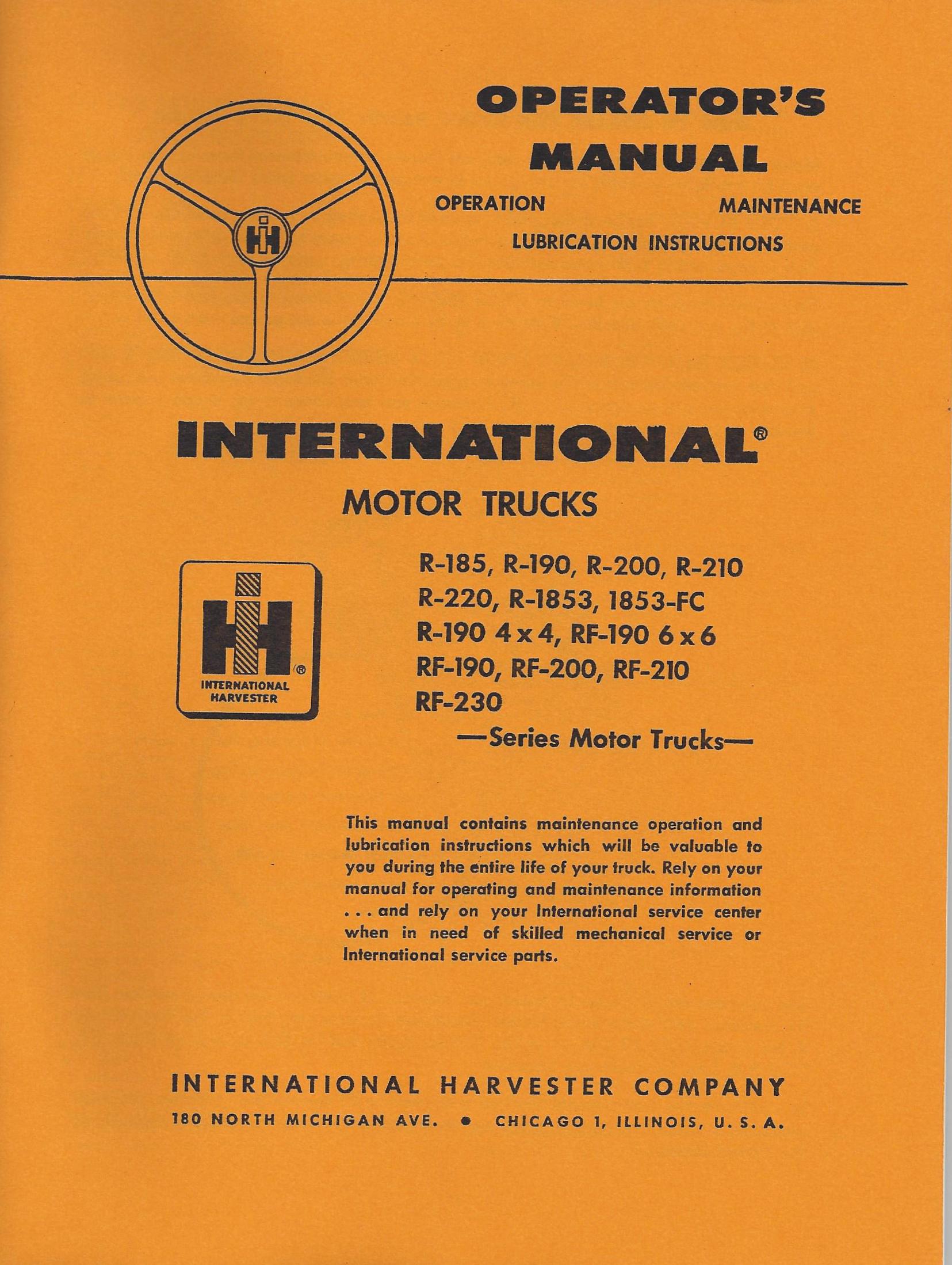 BB-1002368 Binder Books IH MANUALS & DECALS