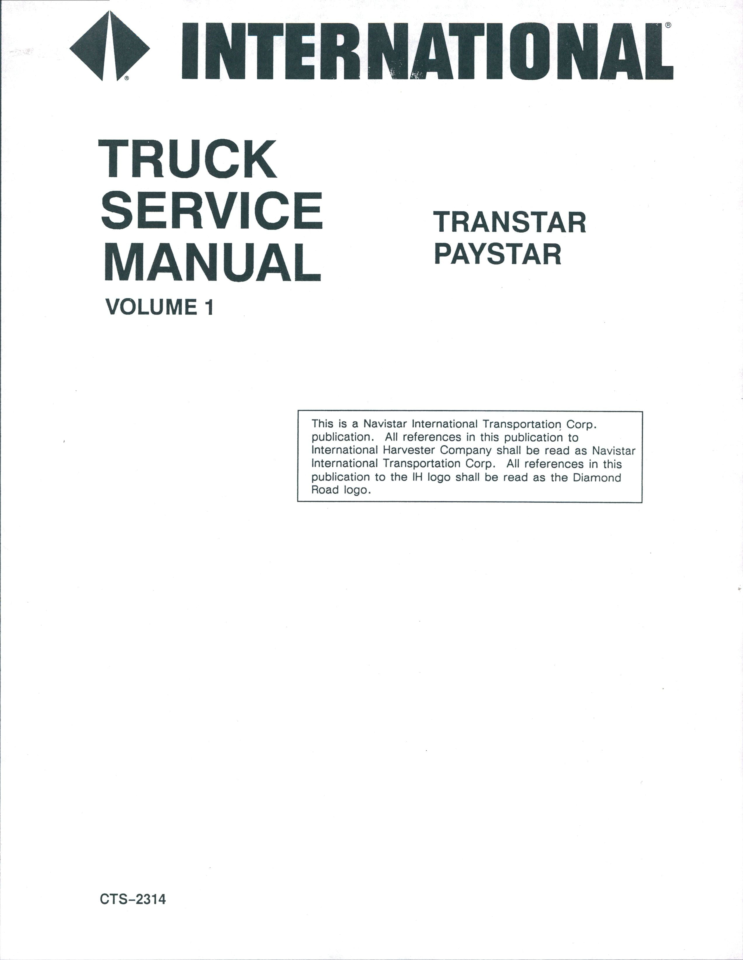 BB-CTS-2314 Binder Books IH MANUALS & DECALS
