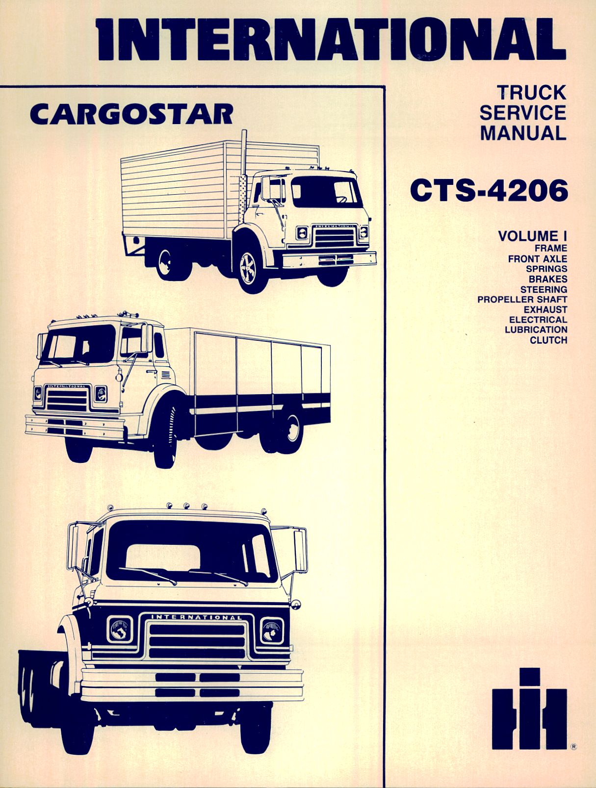 BB-CTS-4206 Binder Books IH MANUALS & DECALS