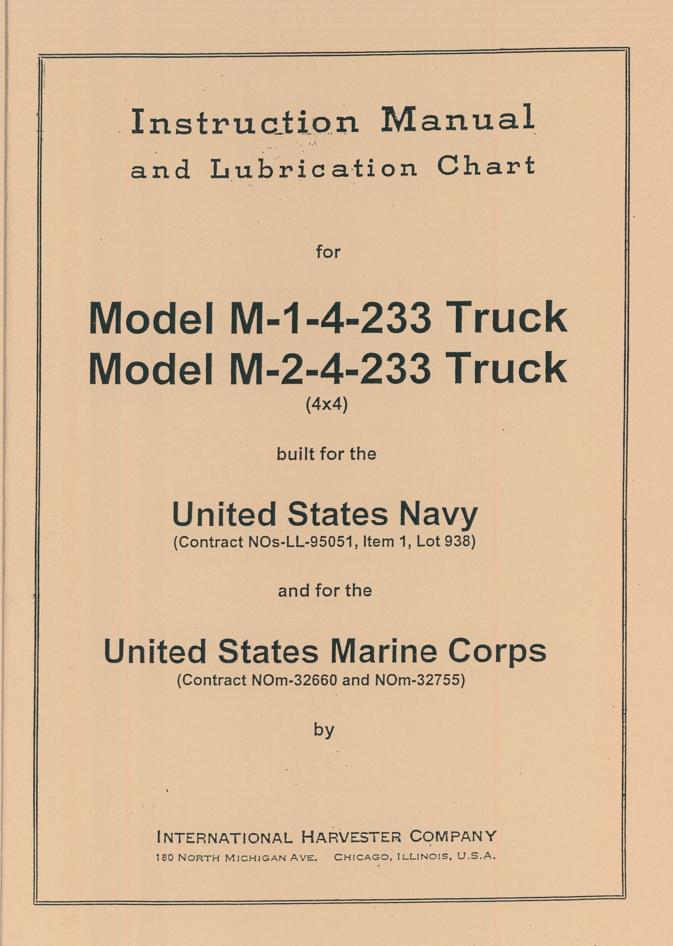 BB-INT-3612 Binder Books IH MANUALS & DECALS