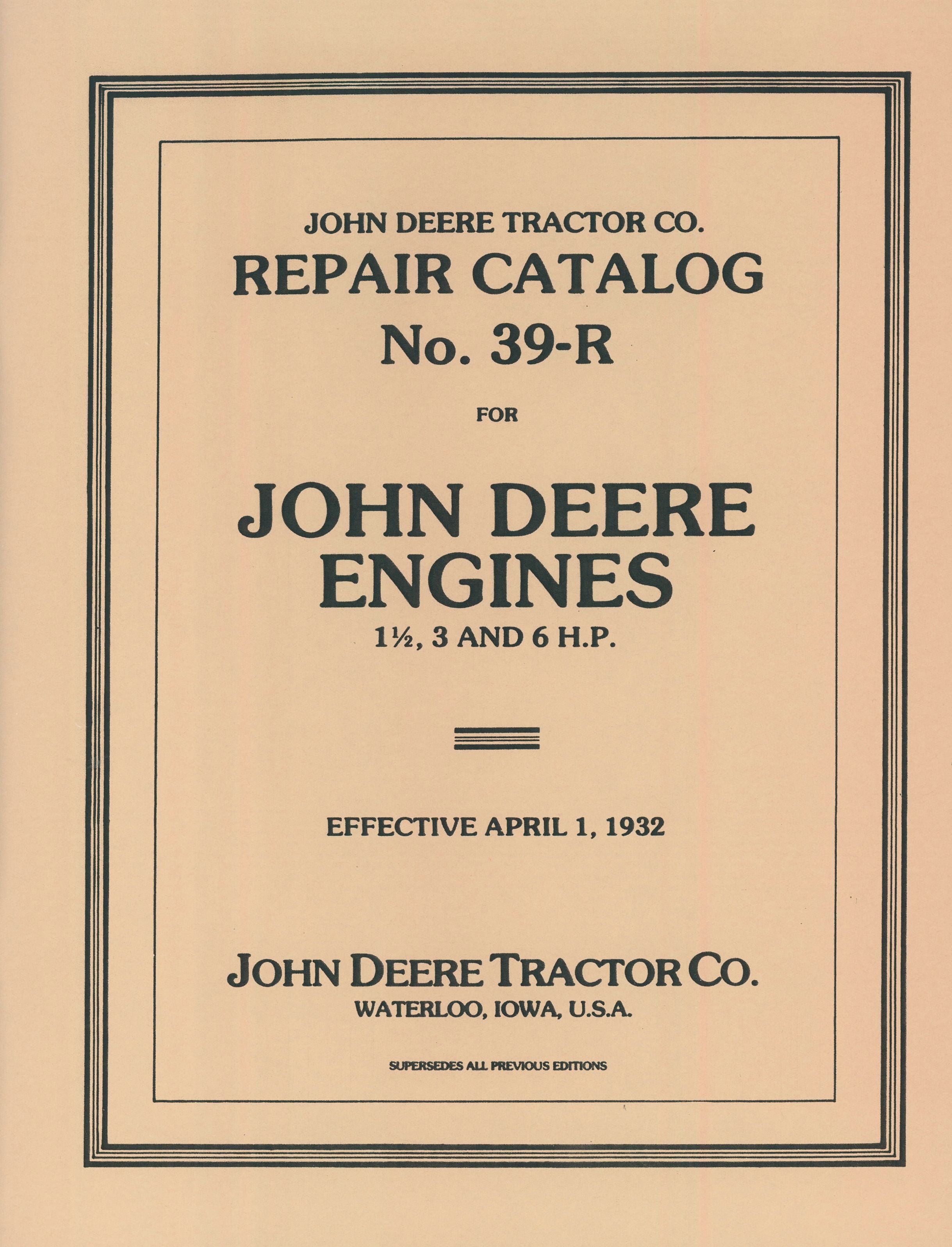 BB-JD-39R Binder Books IH MANUALS & DECALS