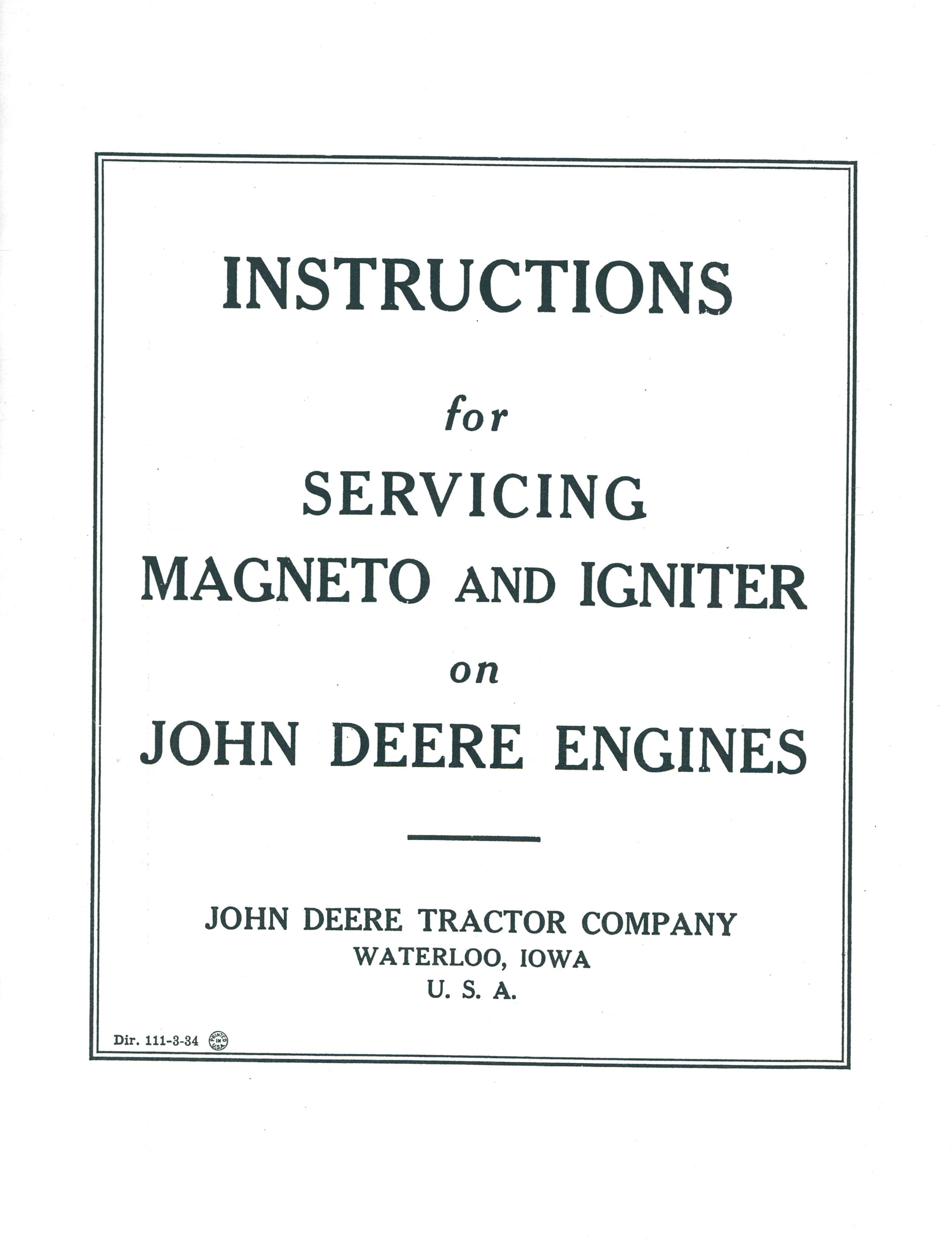 BB-JD-SM-Mag Binder Books IH MANUALS & DECALS