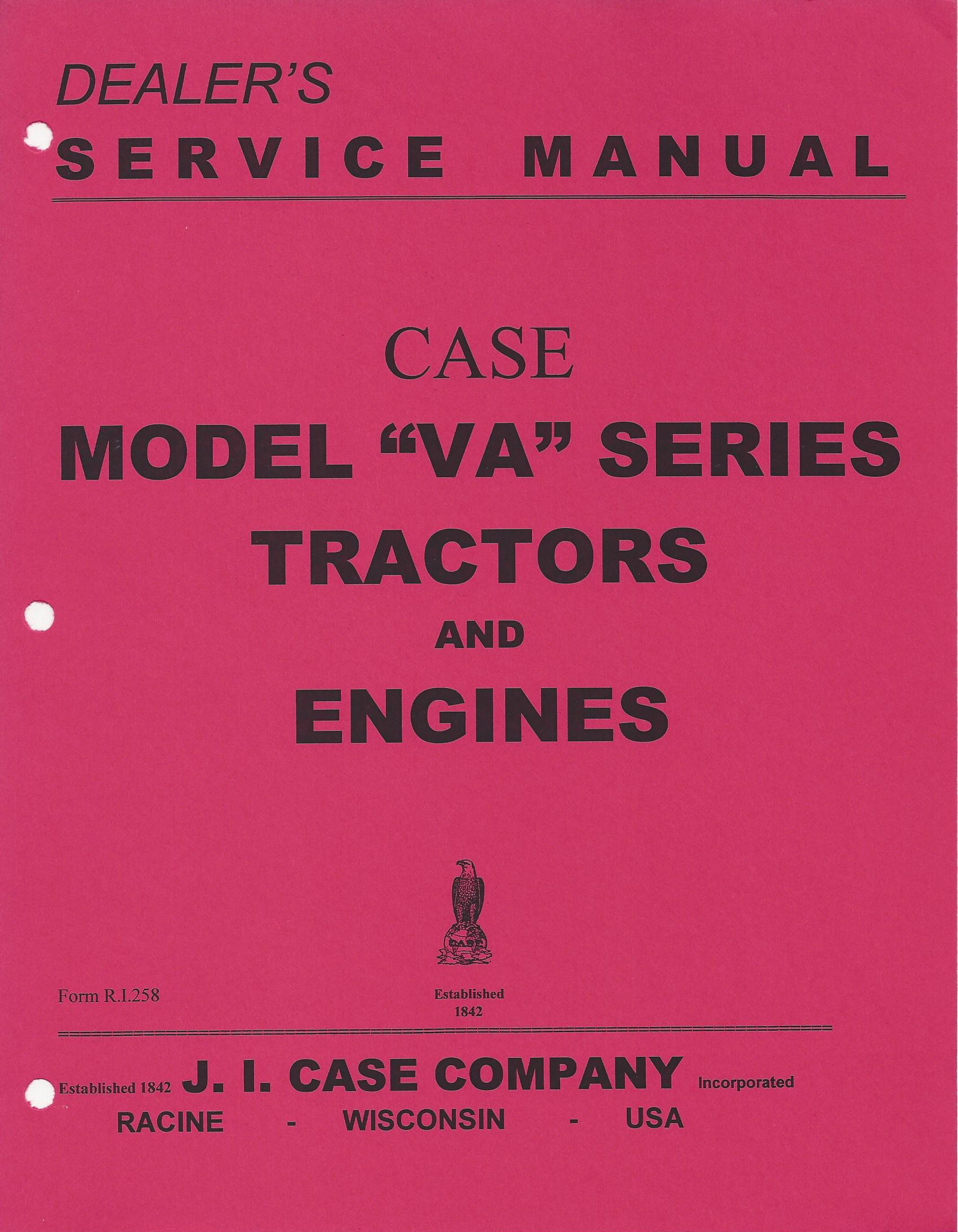 BB-CS-SM-VA Binder Books IH MANUALS & DECALS