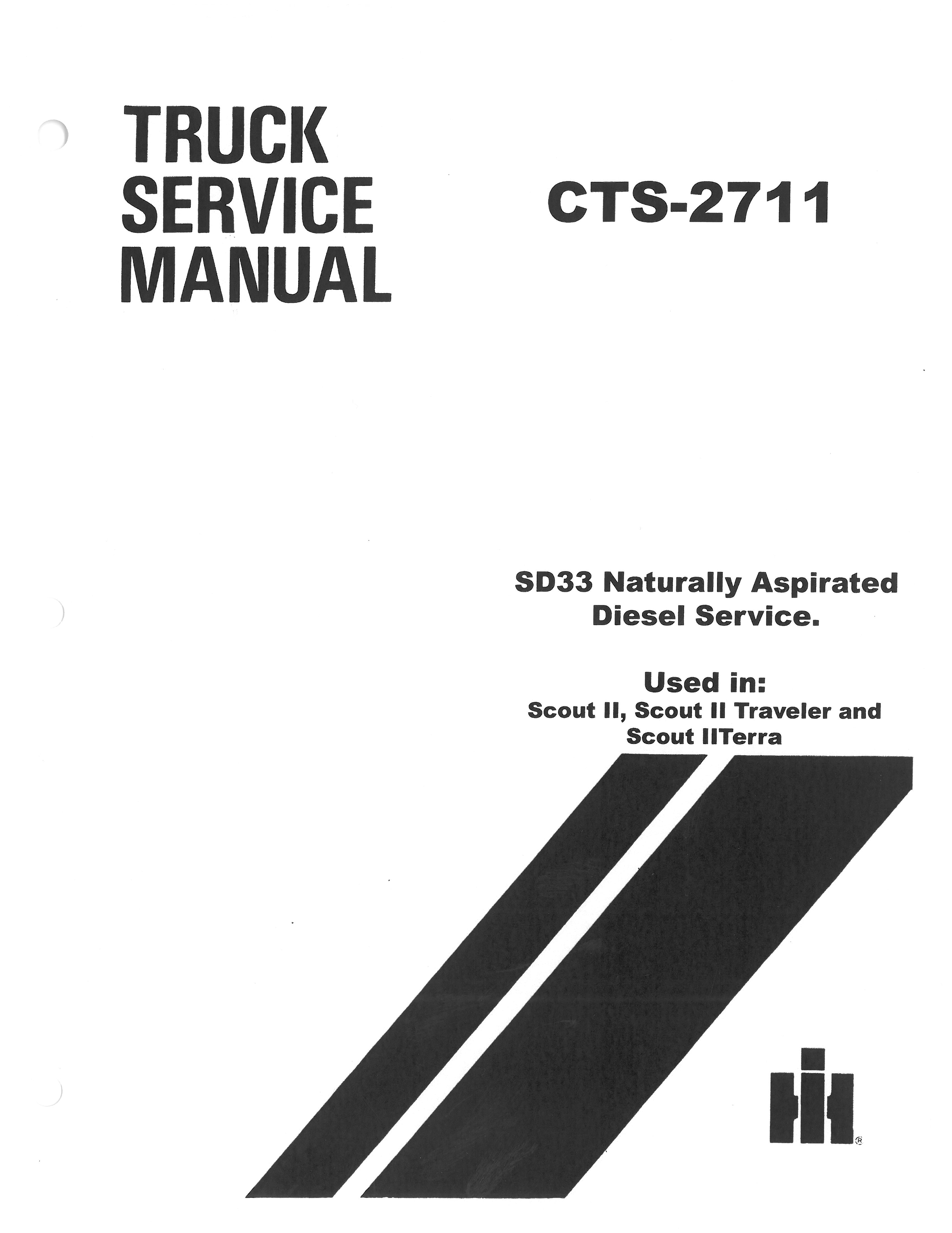 BB-CTS-2711 Binder Books IH MANUALS & DECALS