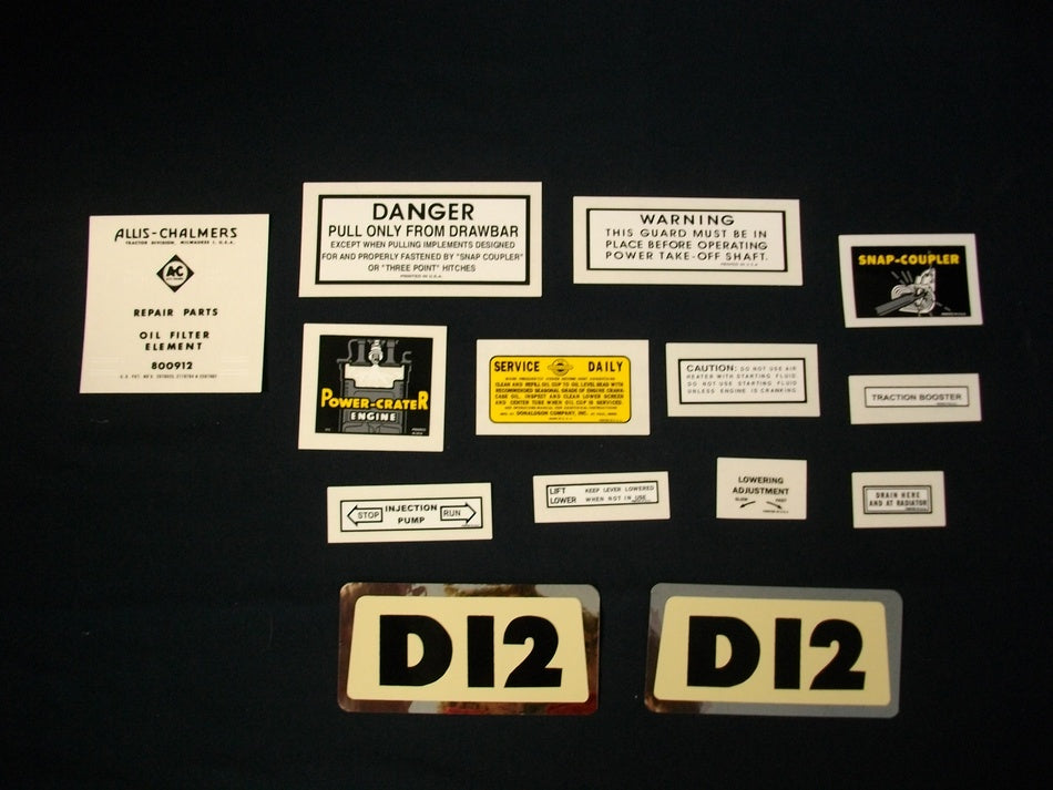 BB-DS-AC-D12MH Binder Books IH MANUALS & DECALS