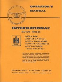1958-63 A, B, C Series Operator Manuals – Binder Books