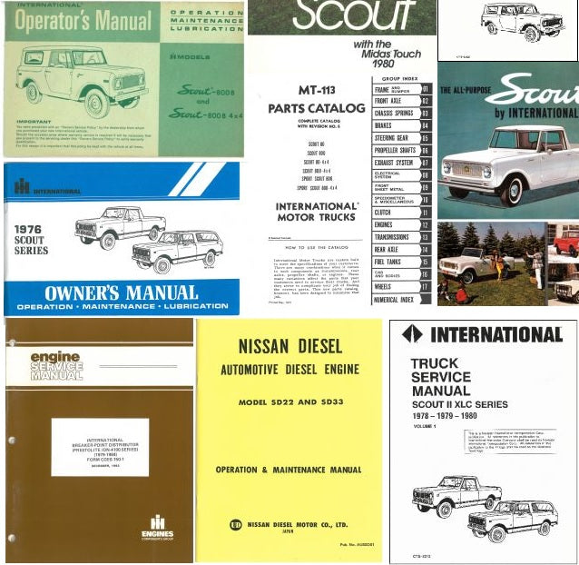 IH Scout Manuals