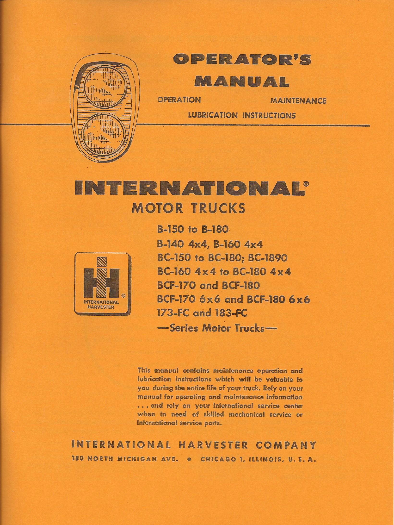 BB-1002604 Binder Books IH MANUALS & DECALS
