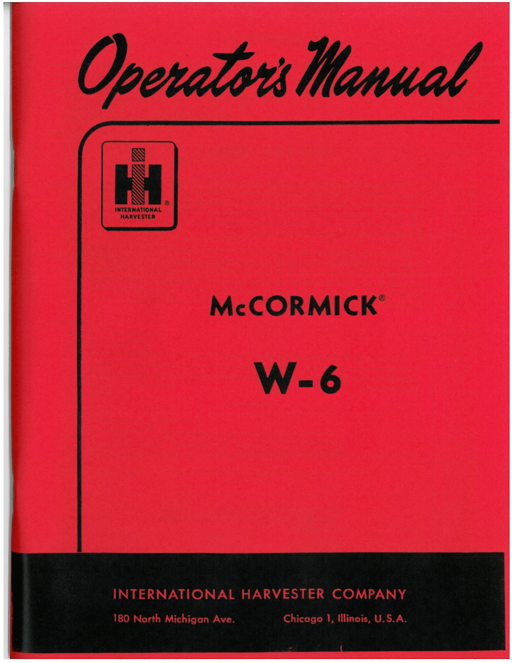 BB-1004212 Binder Books IH MANUALS & DECALS