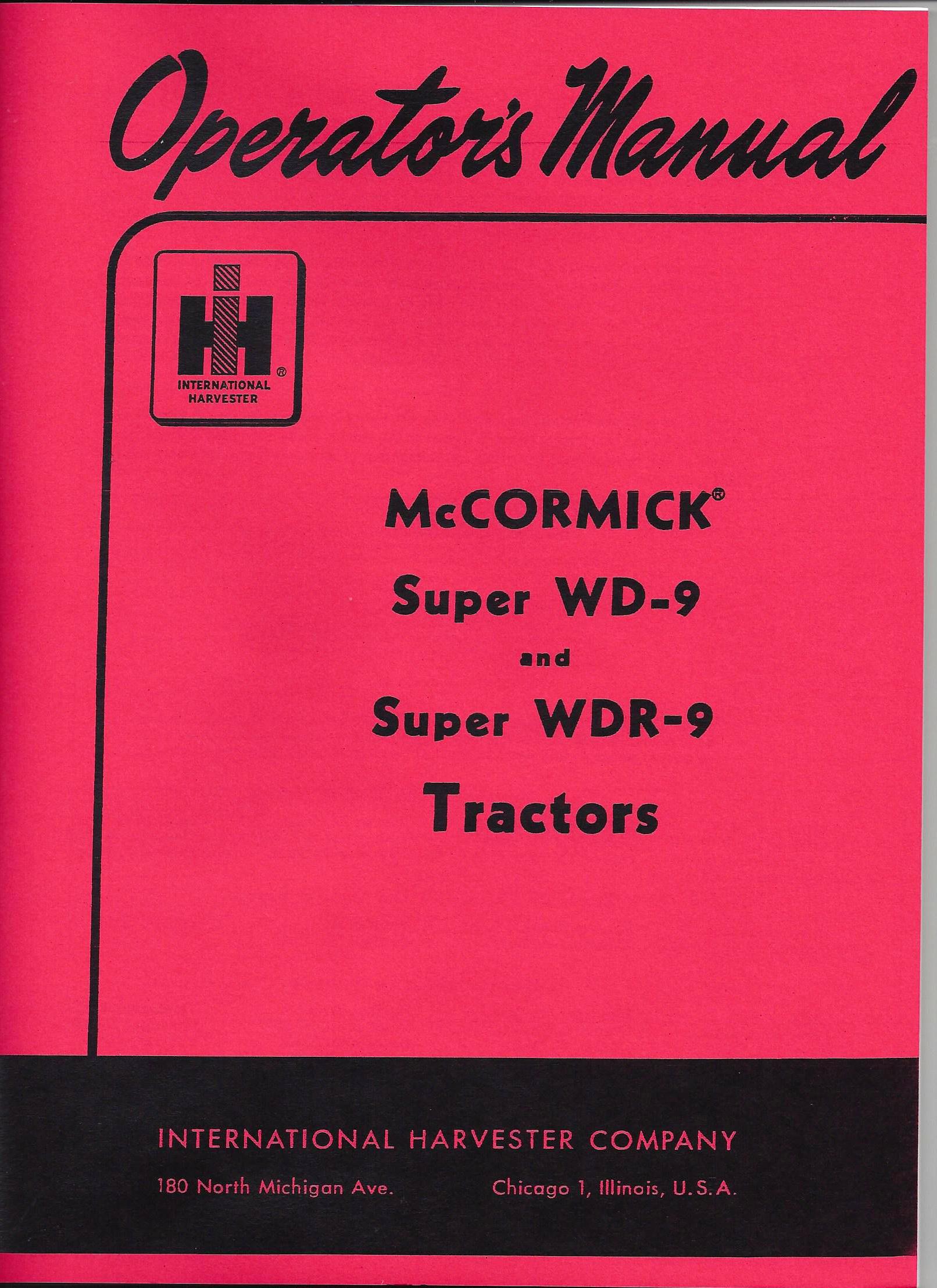BB-1004314 Binder Books IH MANUALS & DECALS