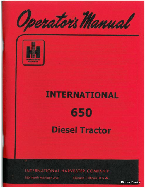 BB-1004490 Binder Books IH MANUALS & DECALS