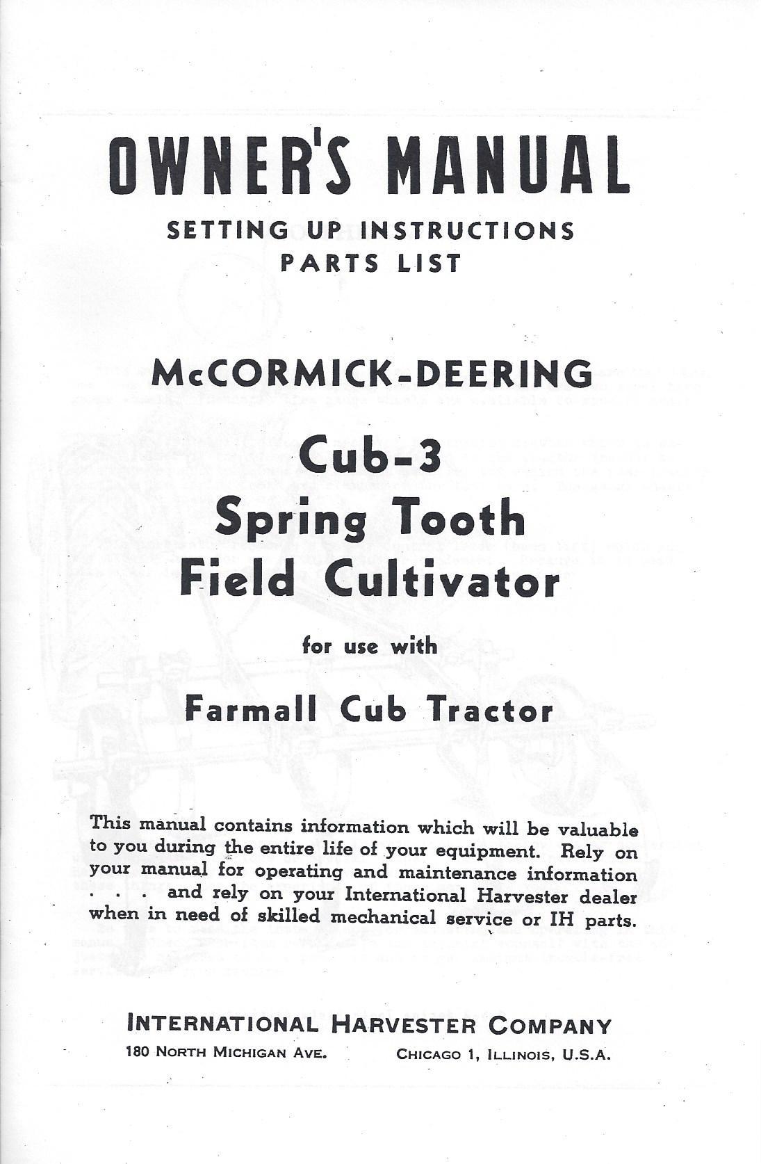 BB-1006665 Binder Books IH MANUALS & DECALS