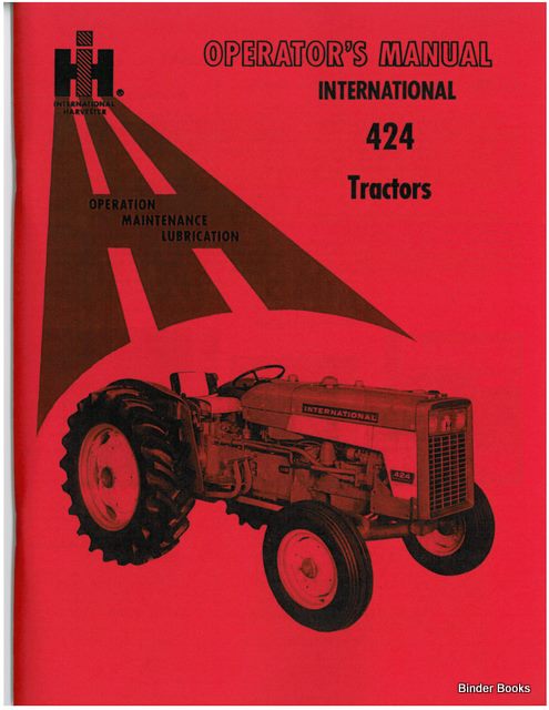 BB-1082624 Binder Books IH MANUALS & DECALS