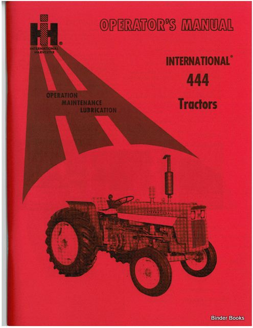 BB-1082661 Binder Books IH MANUALS & DECALS