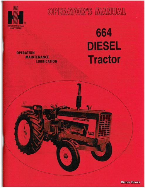 BB-1084107 Binder Books IH MANUALS & DECALS