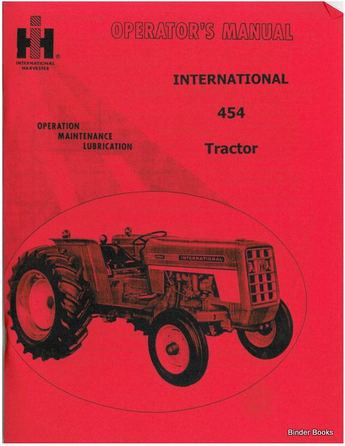 BB-1084109 Binder Books IH MANUALS & DECALS