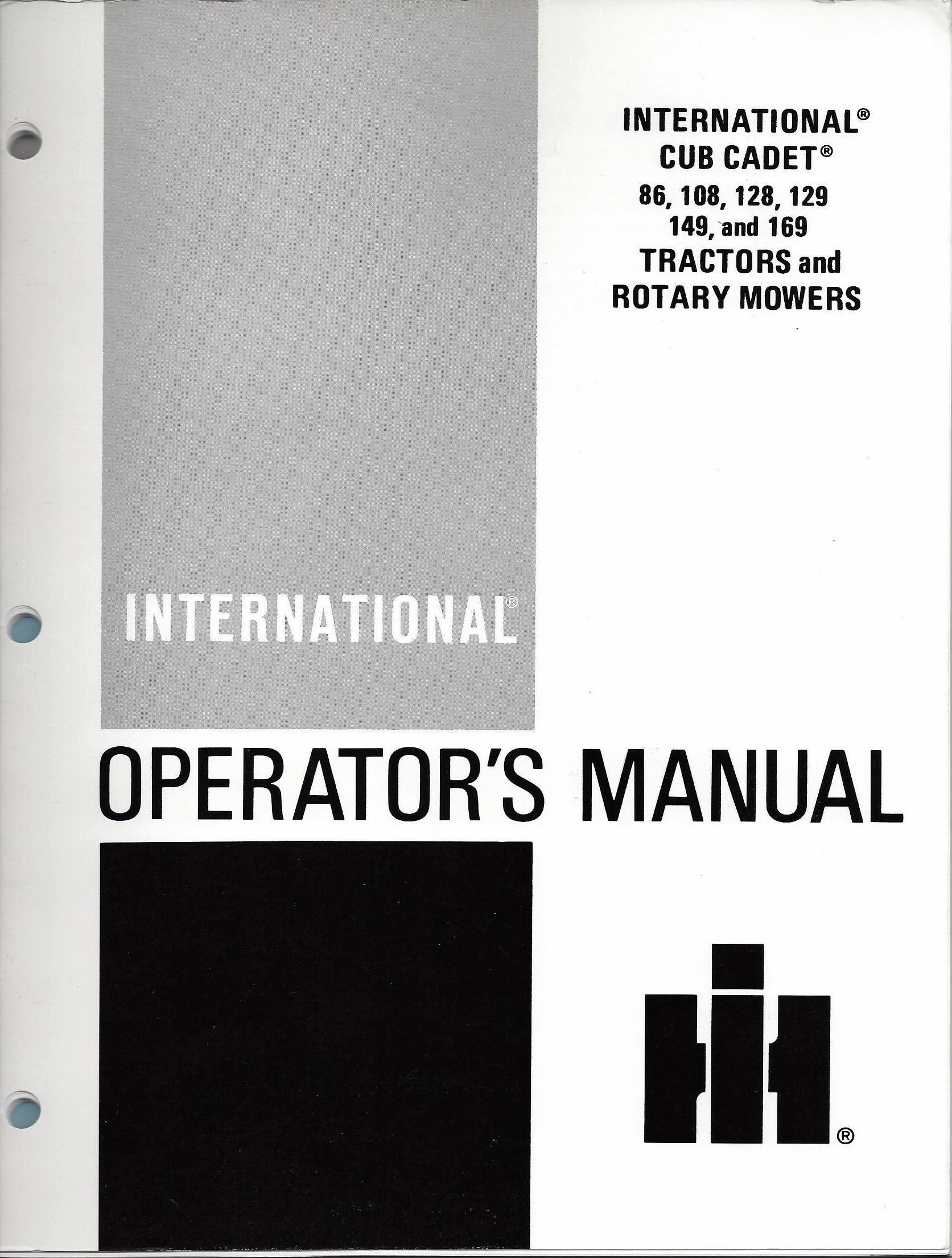 BB-1084322 Binder Books IH MANUALS & DECALS