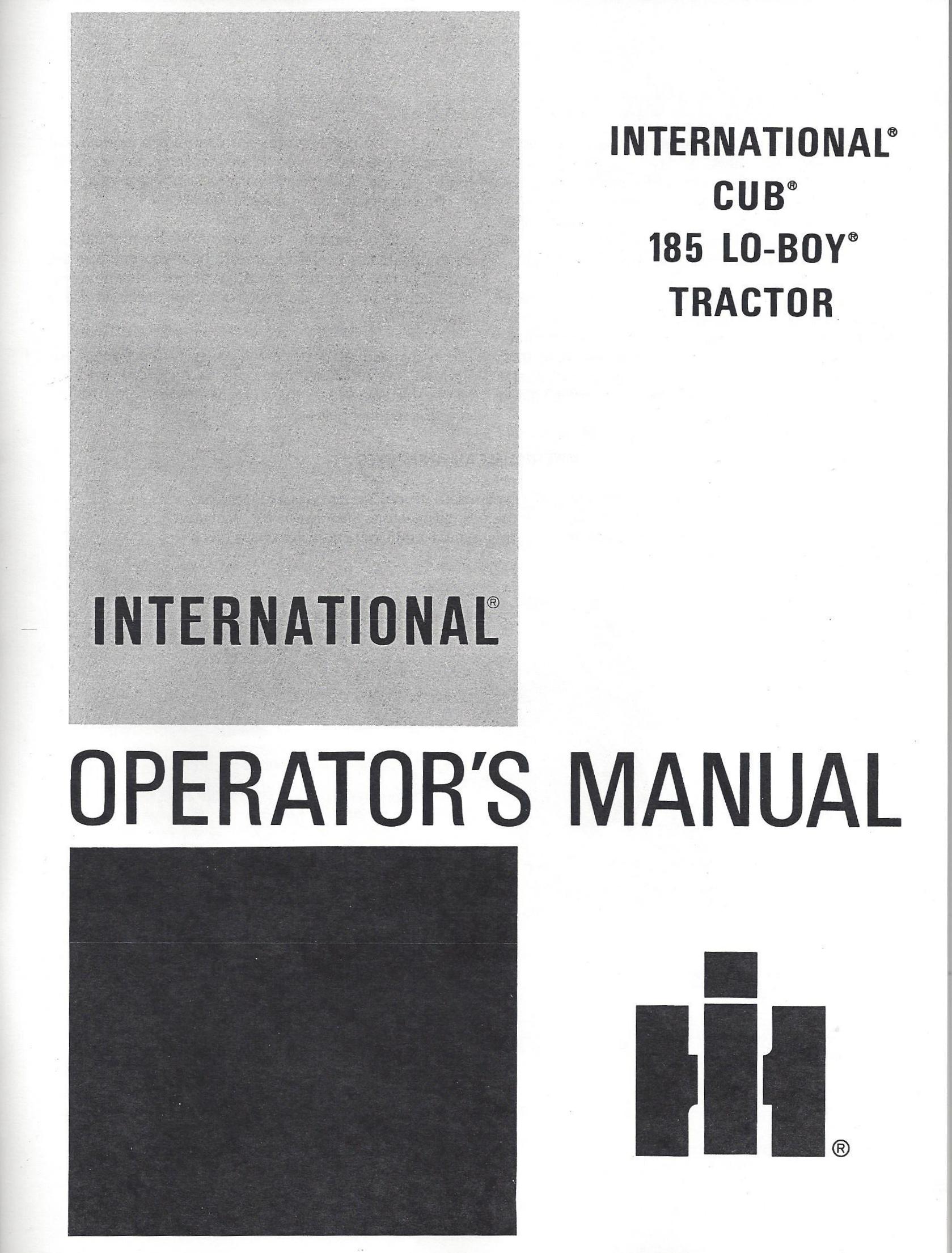 BB-1084466 Binder Books IH MANUALS & DECALS