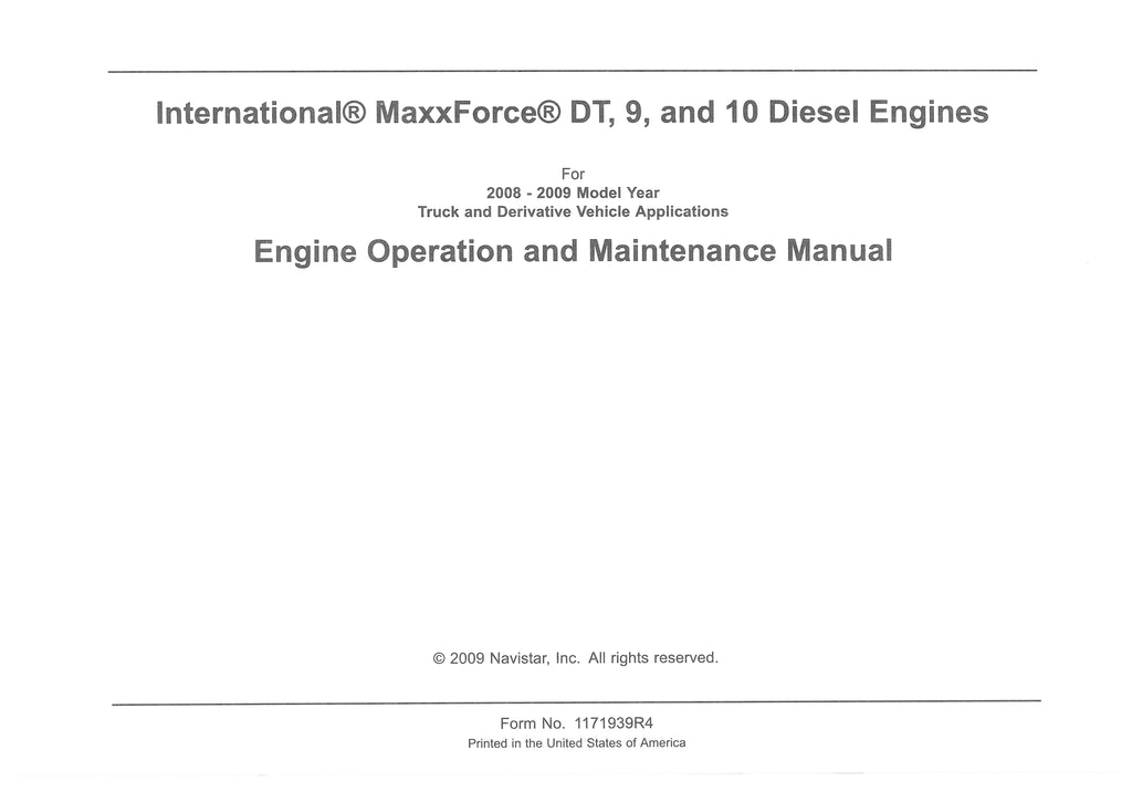 BB-1171939R4 Binder Books IH MANUALS & DECALS
