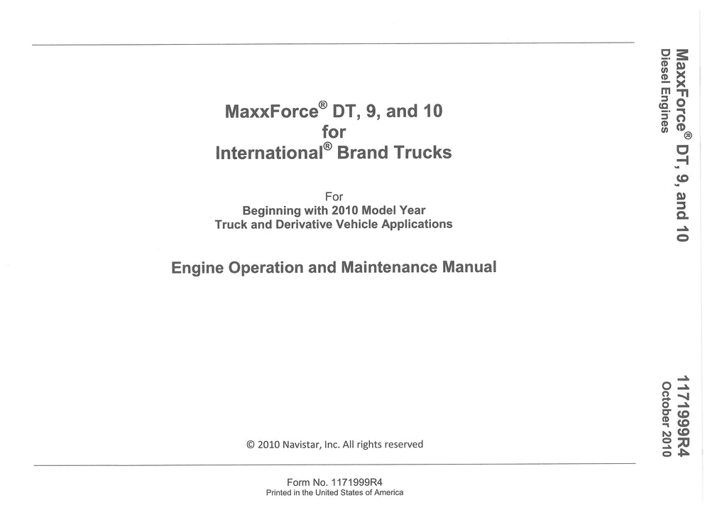 BB-1171999R4 Binder Books IH MANUALS & DECALS