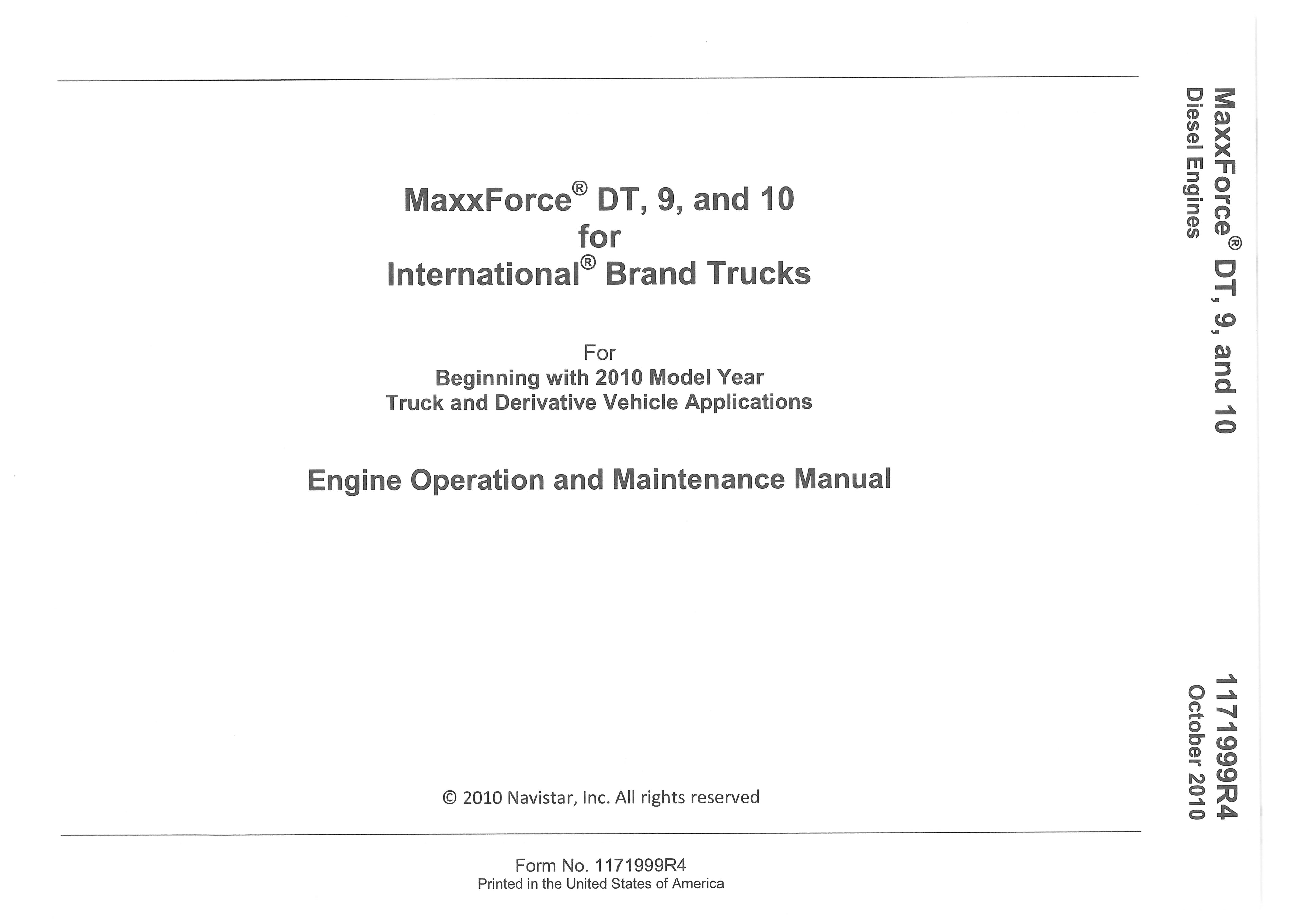 BB-1171999R4 Binder Books IH MANUALS & DECALS