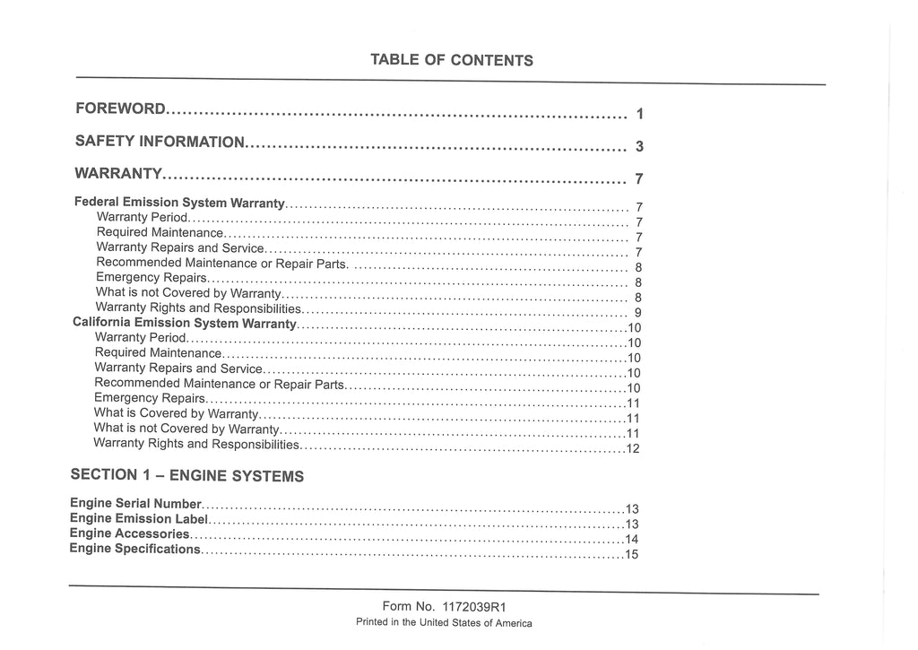 BB-1172039R1 Binder Books IH MANUALS & DECALS