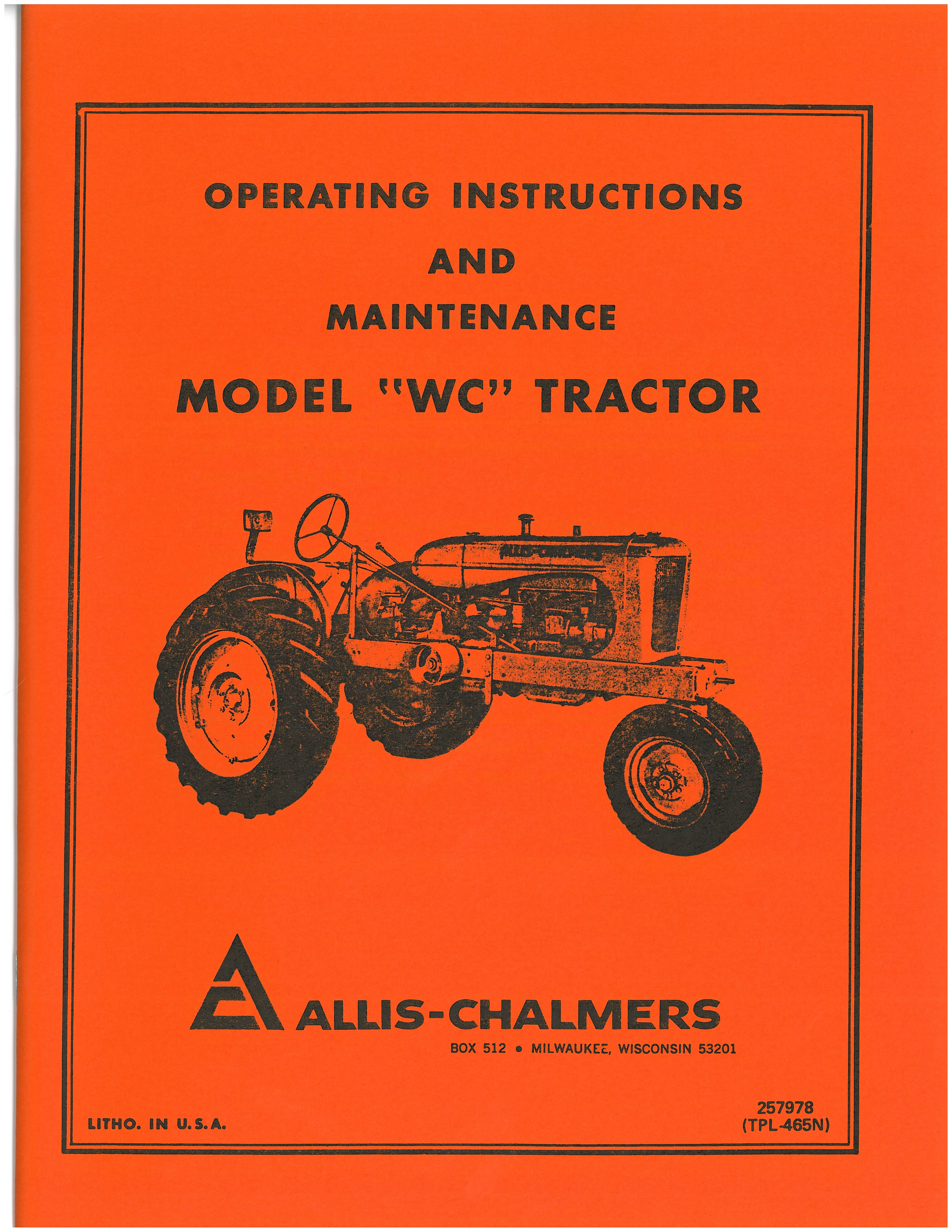 BB-AC-OM-WC Binder Books IH MANUALS & DECALS