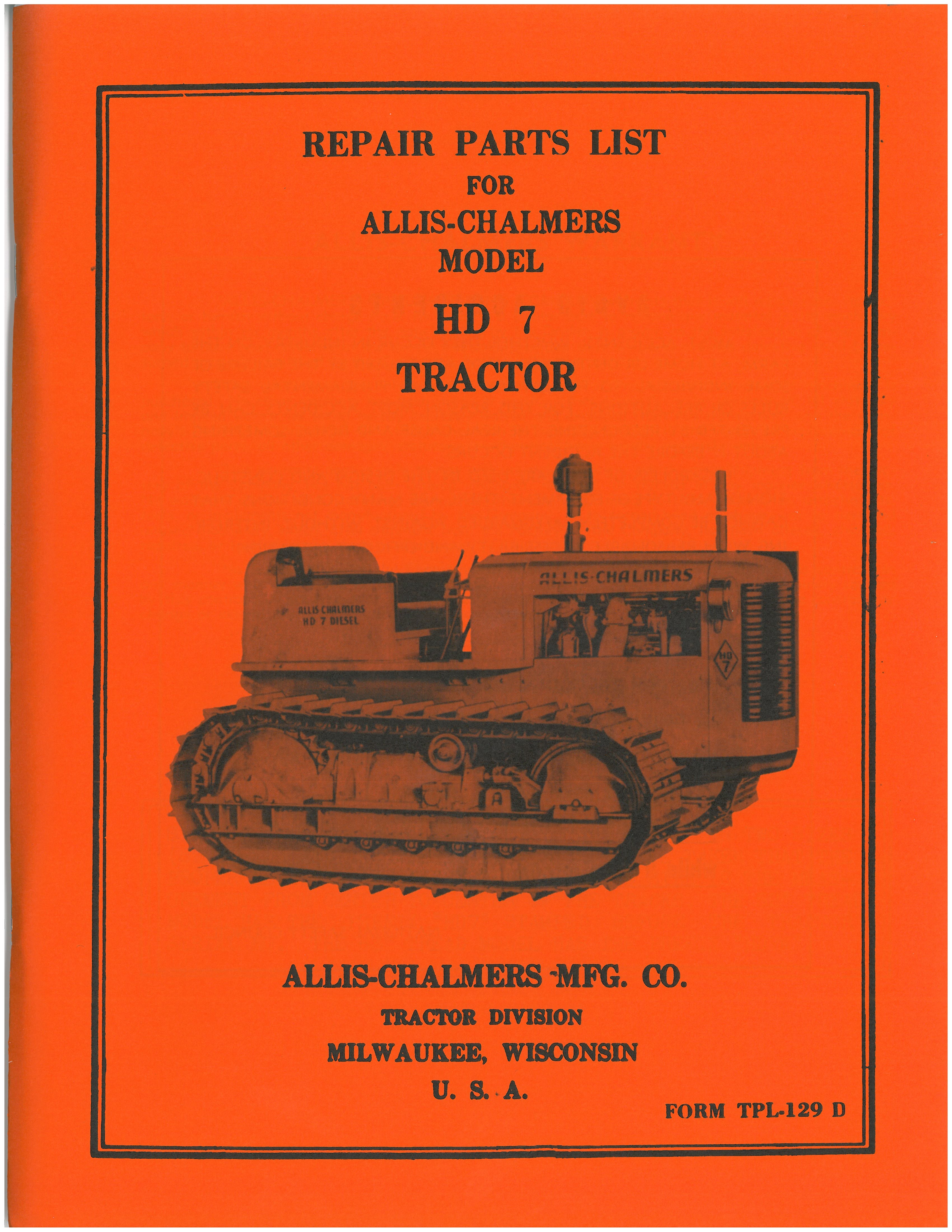 BB-AC-PC-HD7 Binder Books IH MANUALS & DECALS