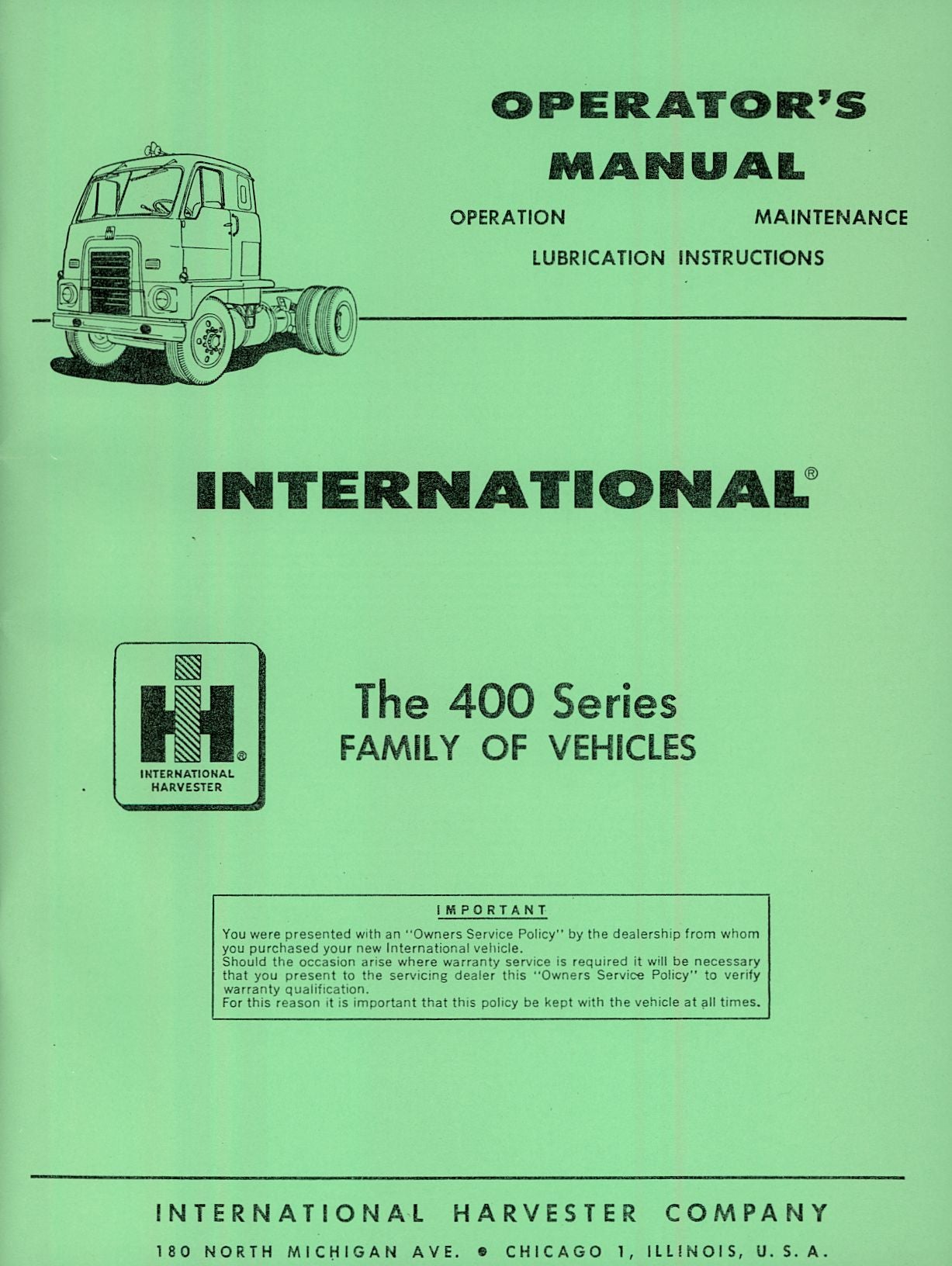 BB-1002681 Binder Books IH MANUALS & DECALS