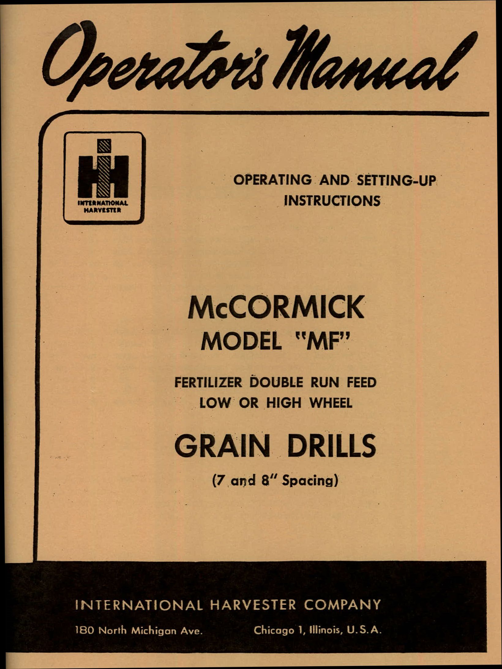 BB-1003668 Binder Books IH MANUALS & DECALS