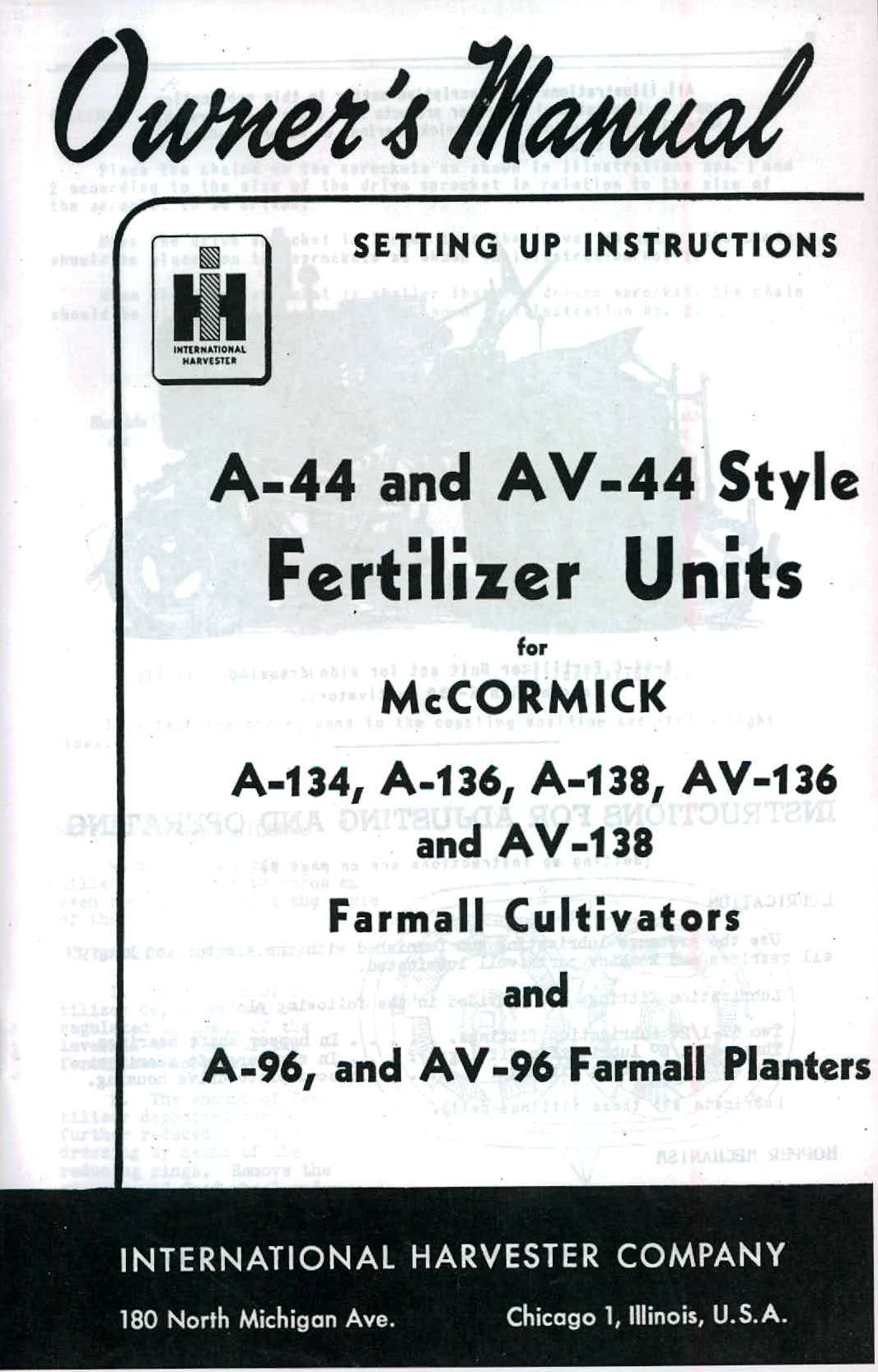 BB-1006548 Binder Books IH MANUALS & DECALS