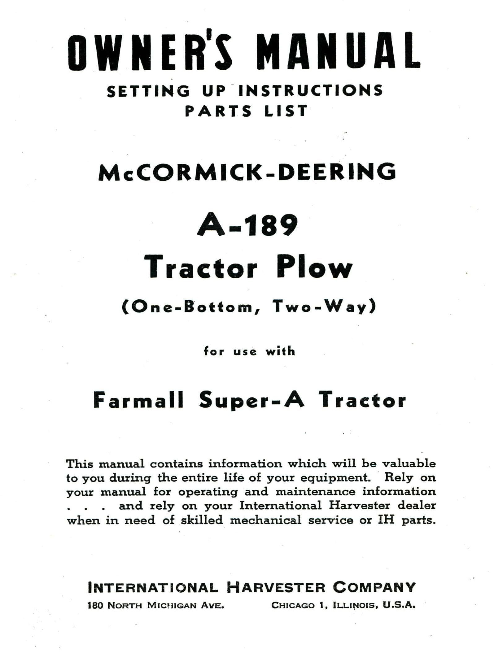 BB-1006639 Binder Books IH MANUALS & DECALS