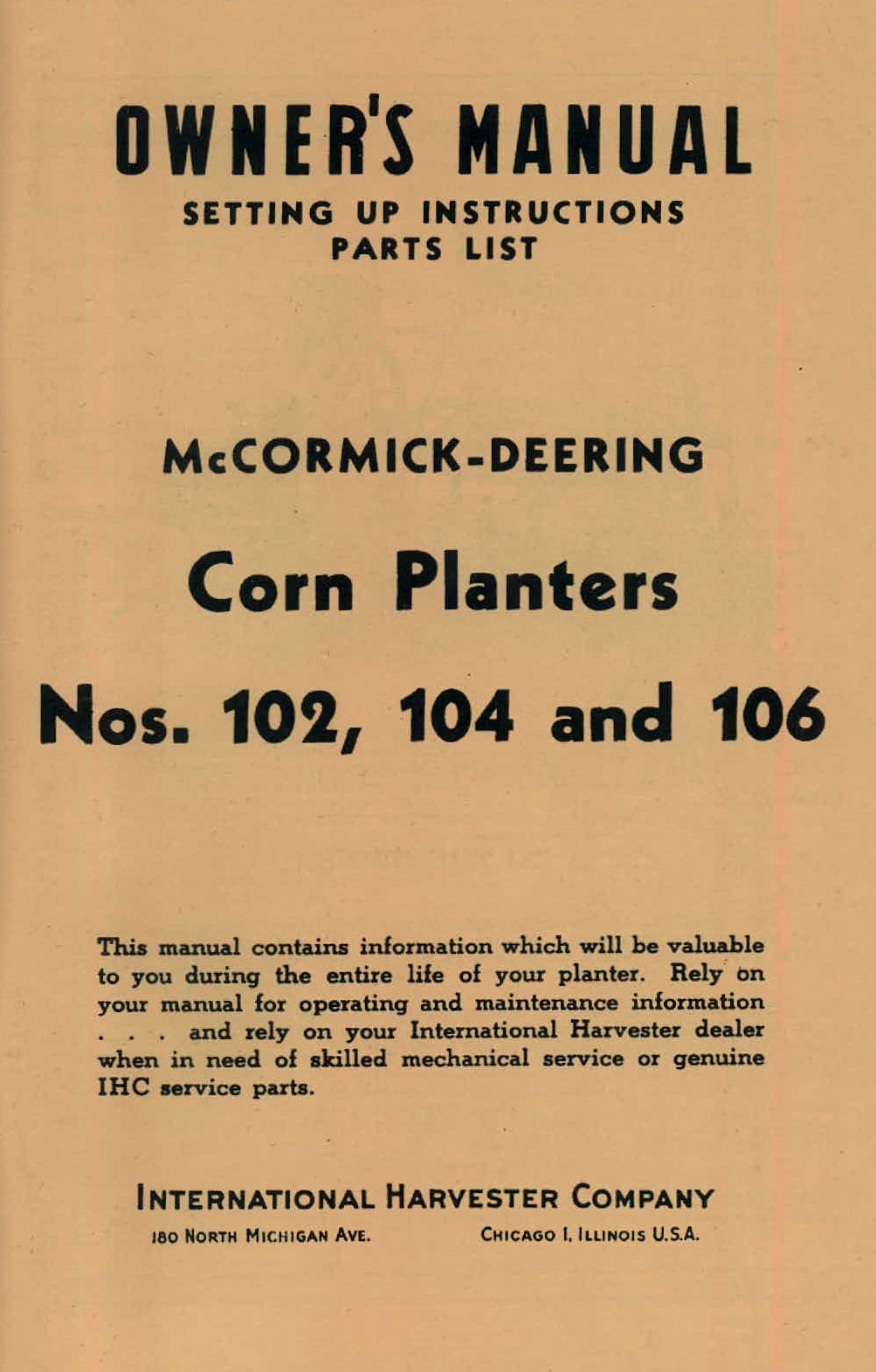 BB-1007034 Binder Books IH MANUALS & DECALS