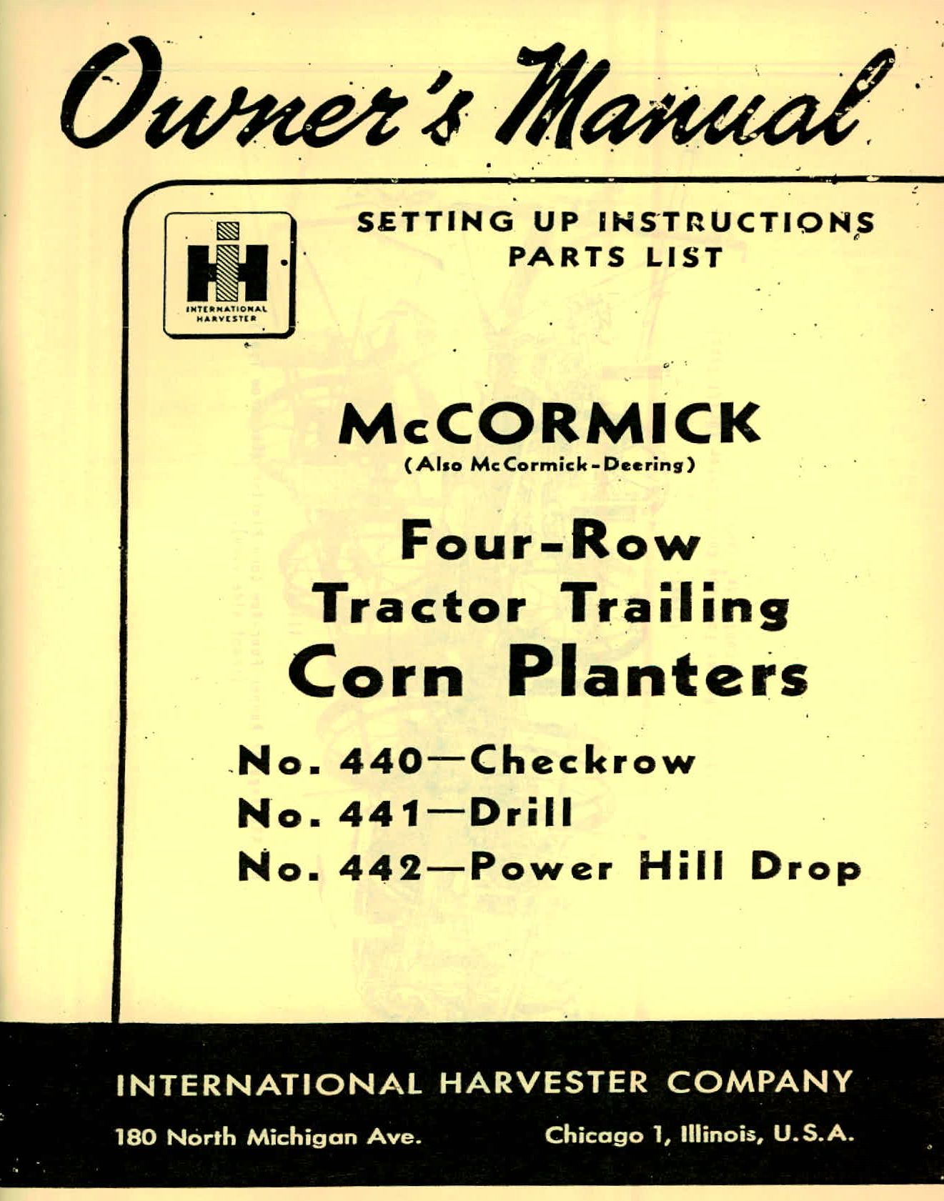 BB-1007111 Binder Books IH MANUALS & DECALS