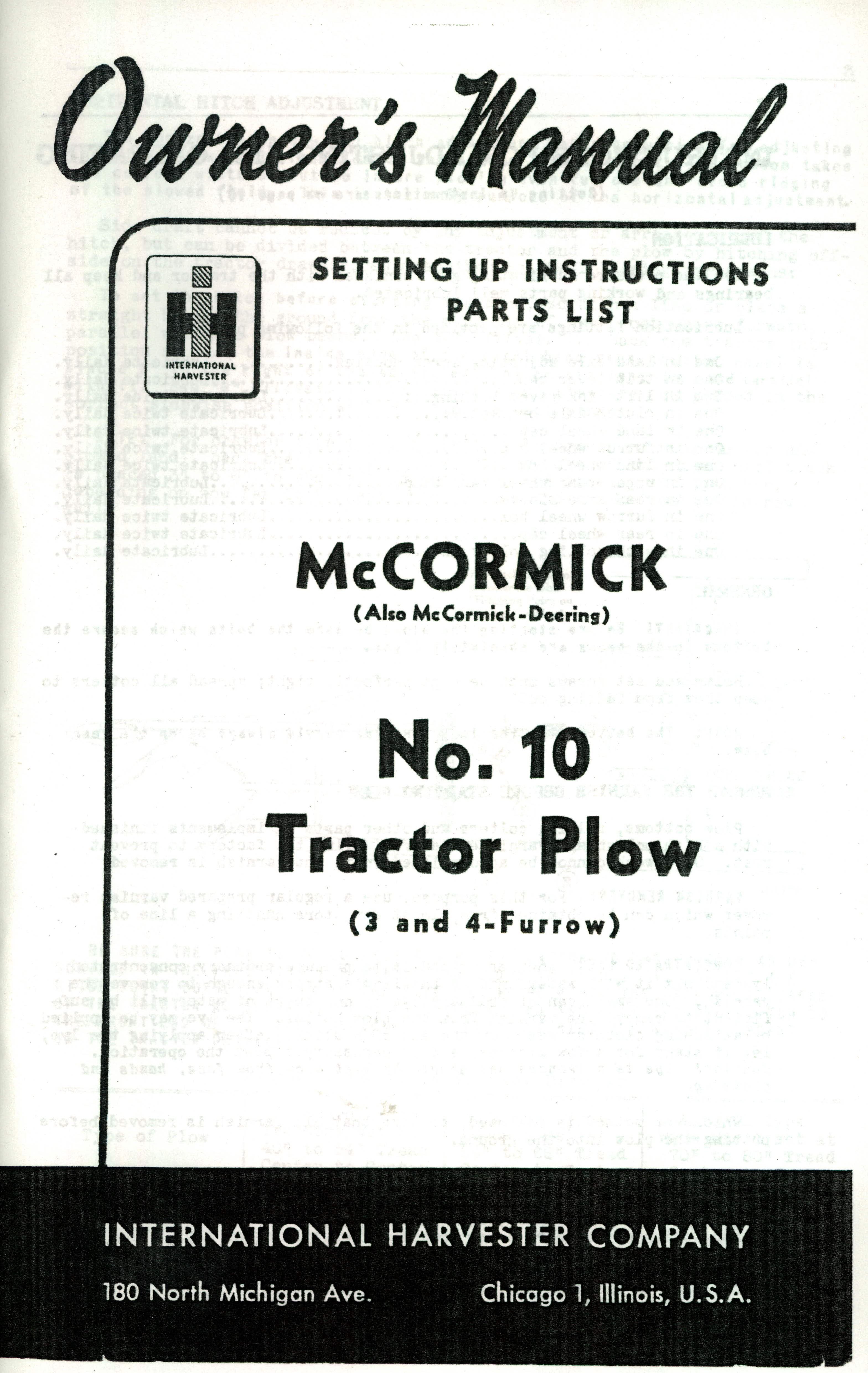 BB-1008006 Binder Books IH MANUALS & DECALS