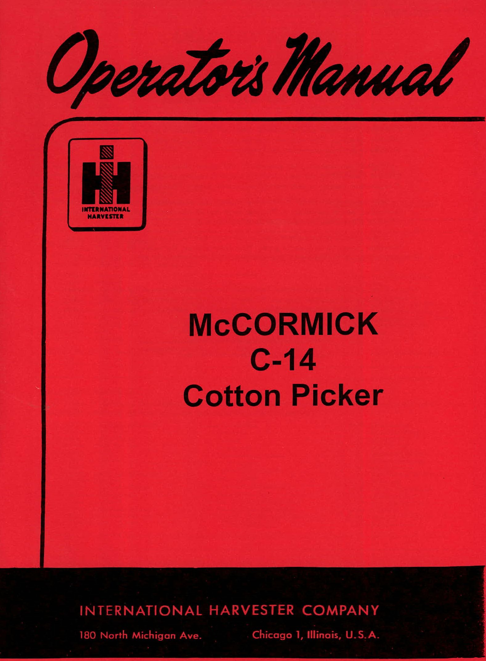 BB-1010103 Binder Books IH MANUALS & DECALS