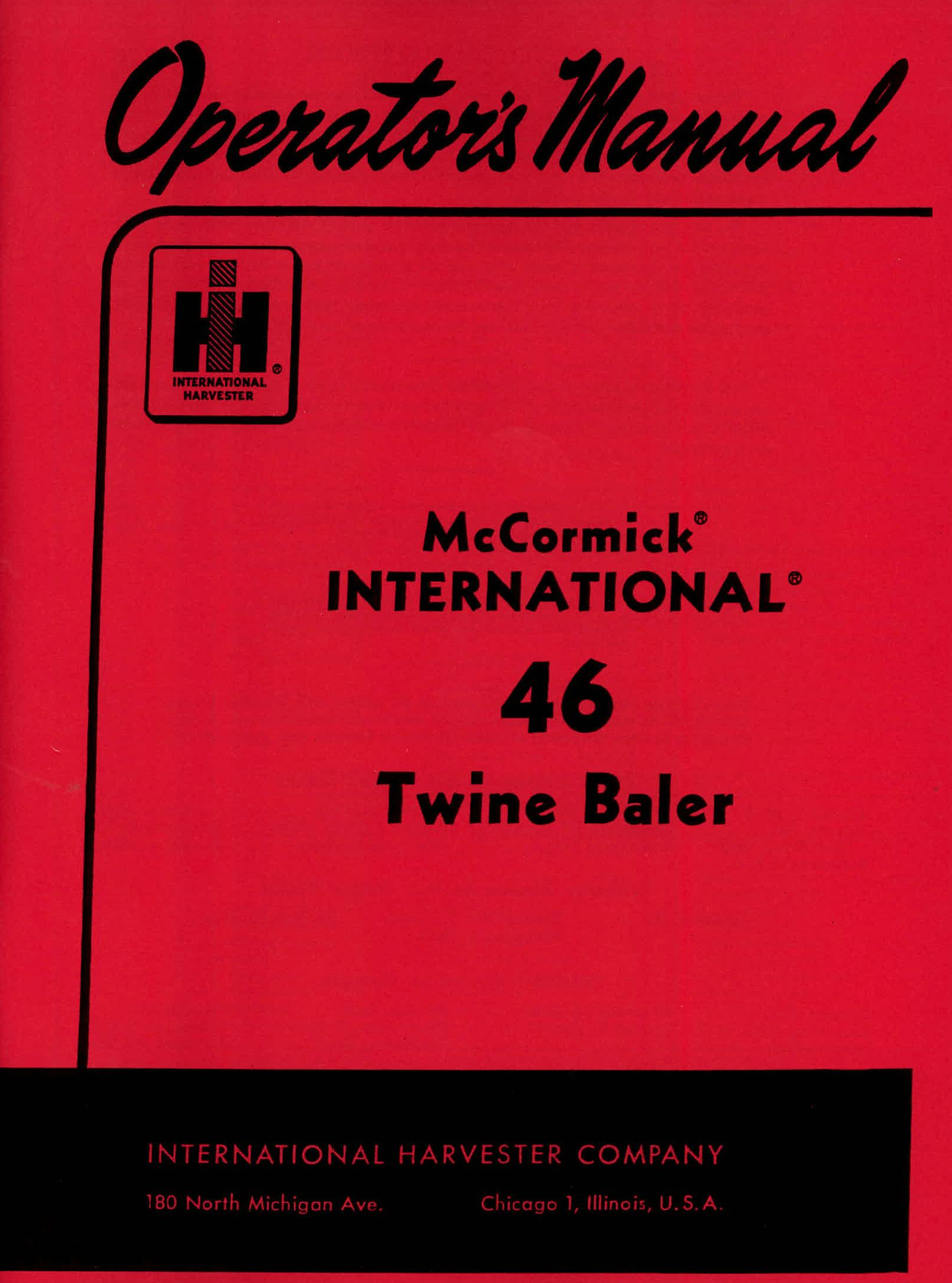 BB-1010188 Binder Books IH MANUALS & DECALS