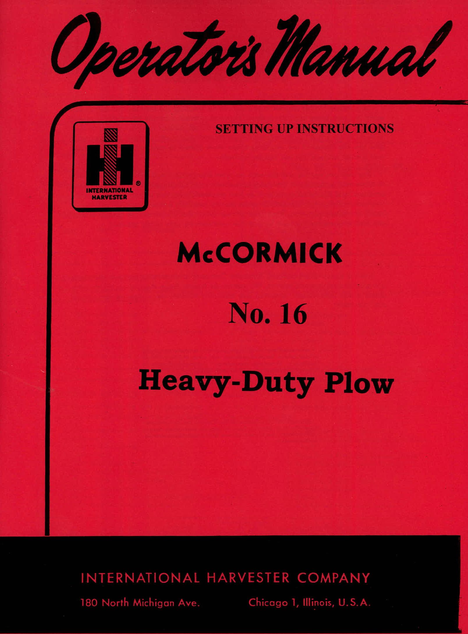 BB-1011500 Binder Books IH MANUALS & DECALS