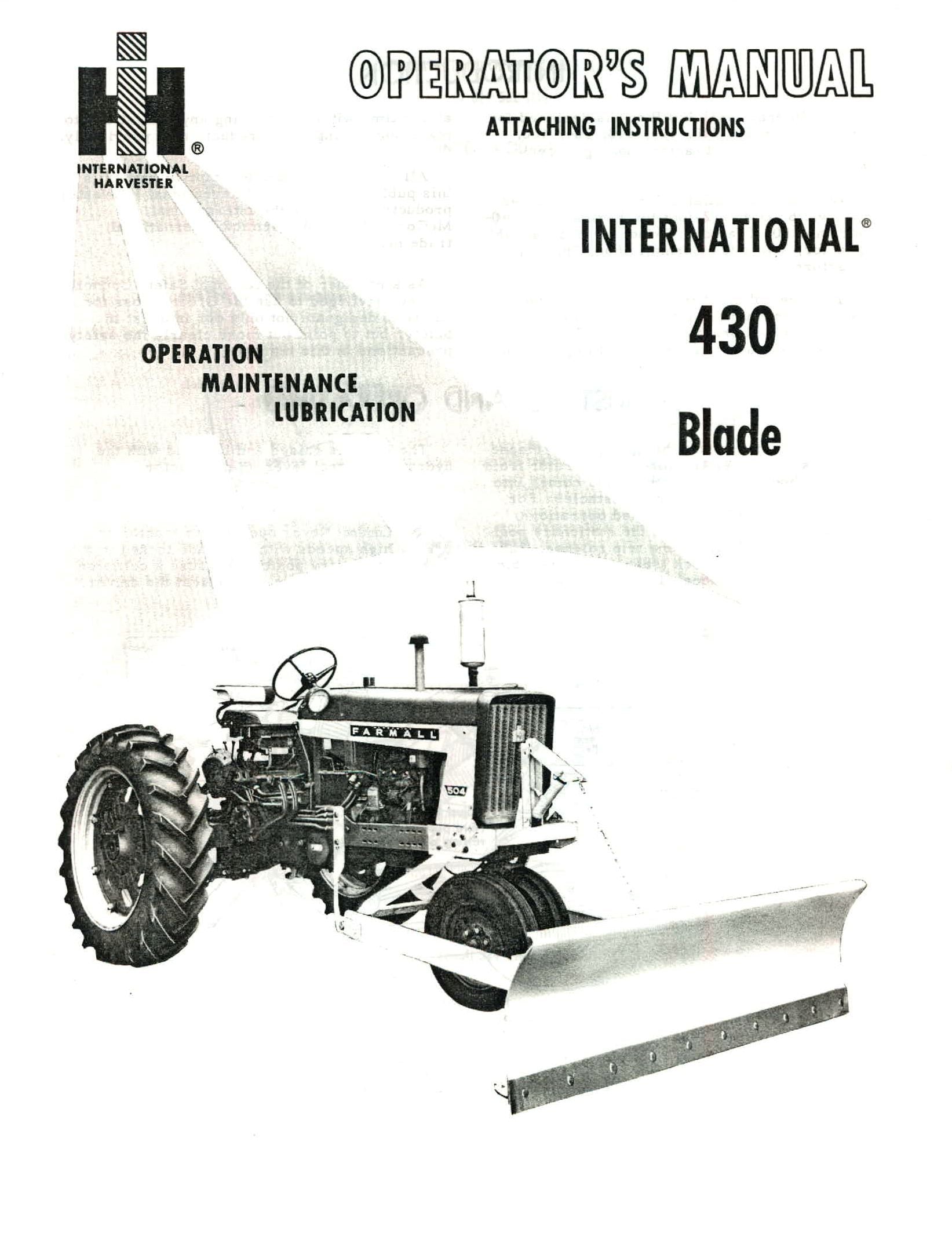 BB-1019562 Binder Books IH MANUALS & DECALS