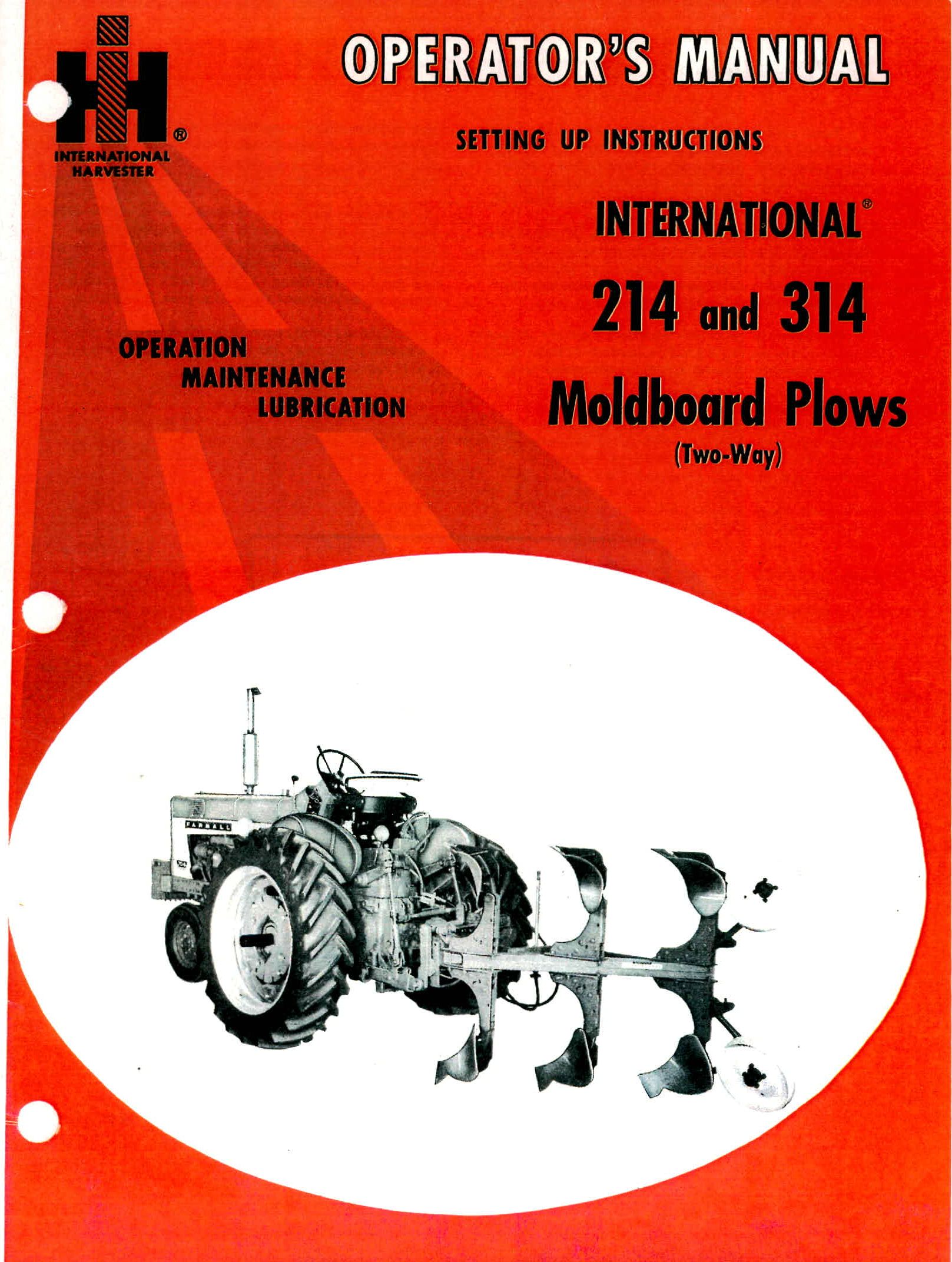 BB-1019702 Binder Books IH MANUALS & DECALS