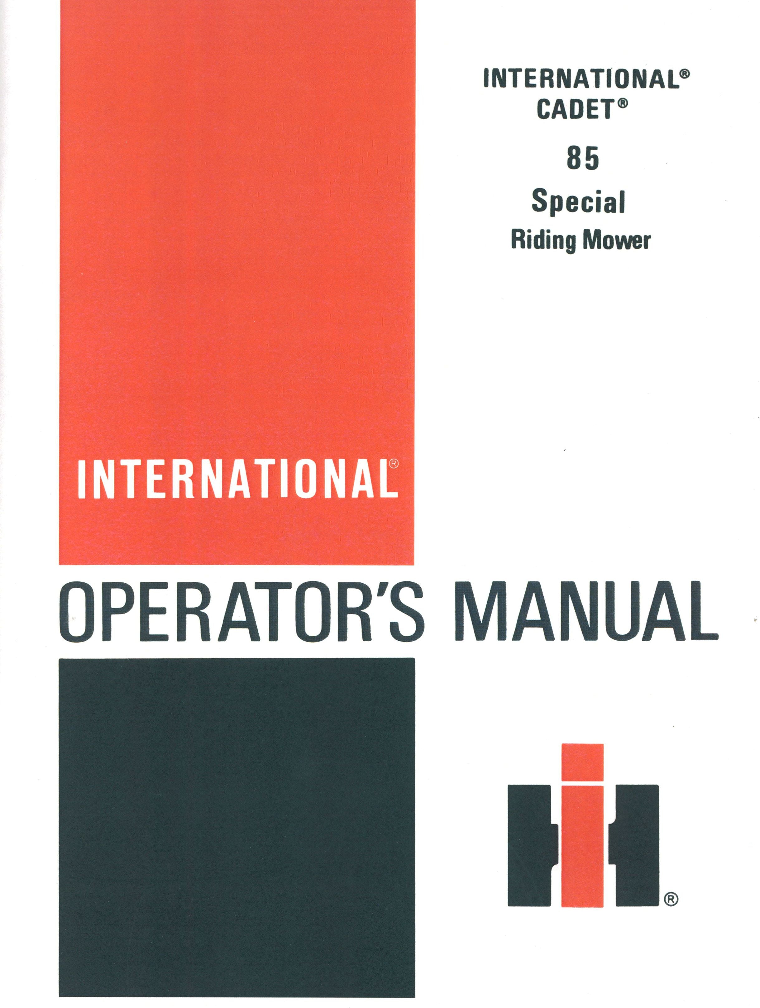 BB-1083964 Binder Books IH MANUALS & DECALS
