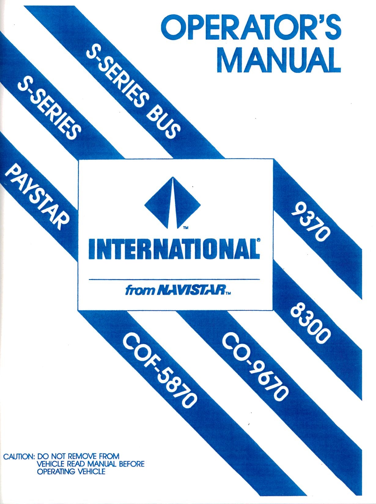 BB-1087434R1 Binder Books IH MANUALS & DECALS