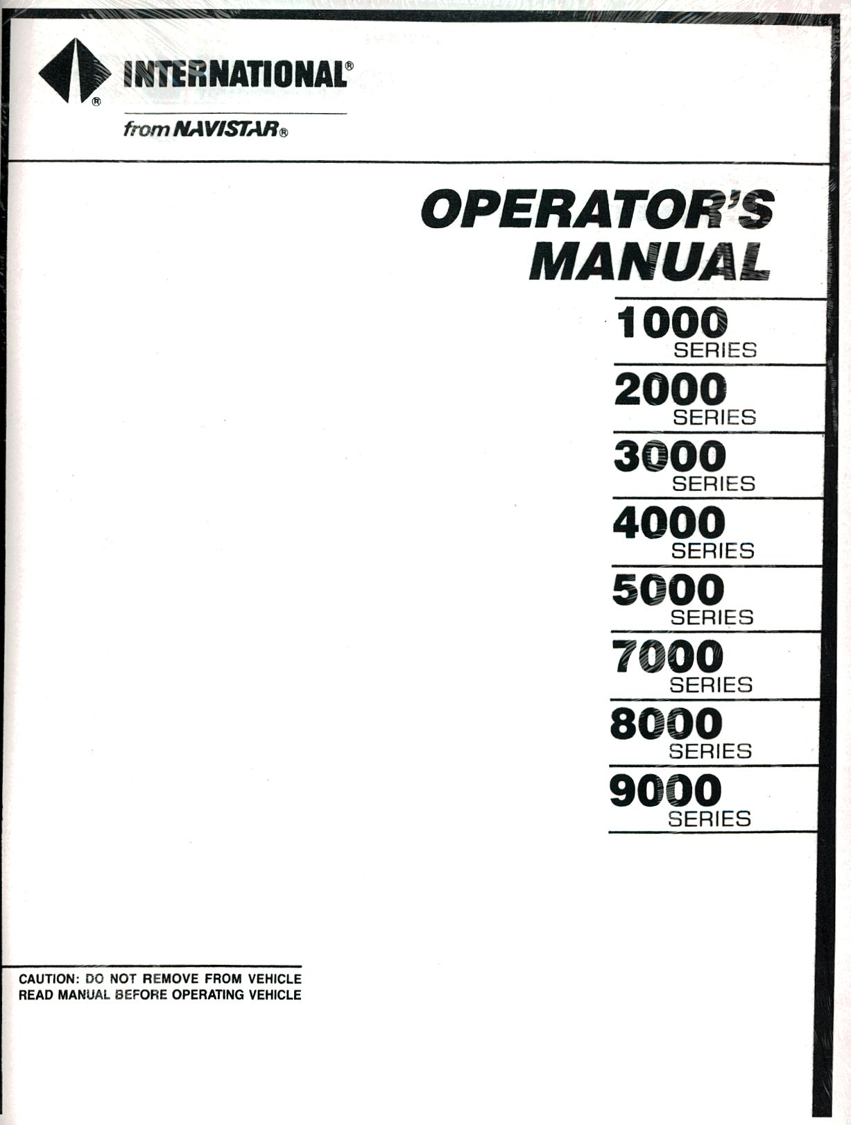 BB-1087478R2 Binder Books IH MANUALS & DECALS