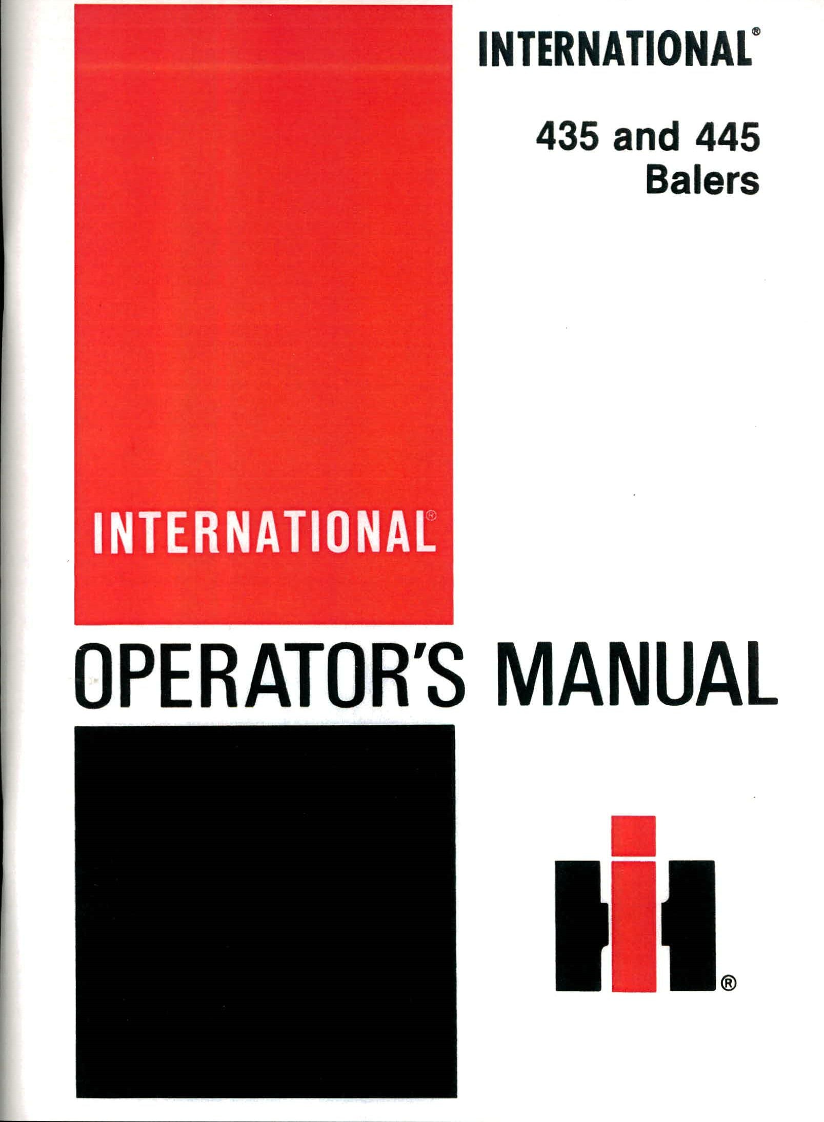 BB-1095120 Binder Books IH MANUALS & DECALS