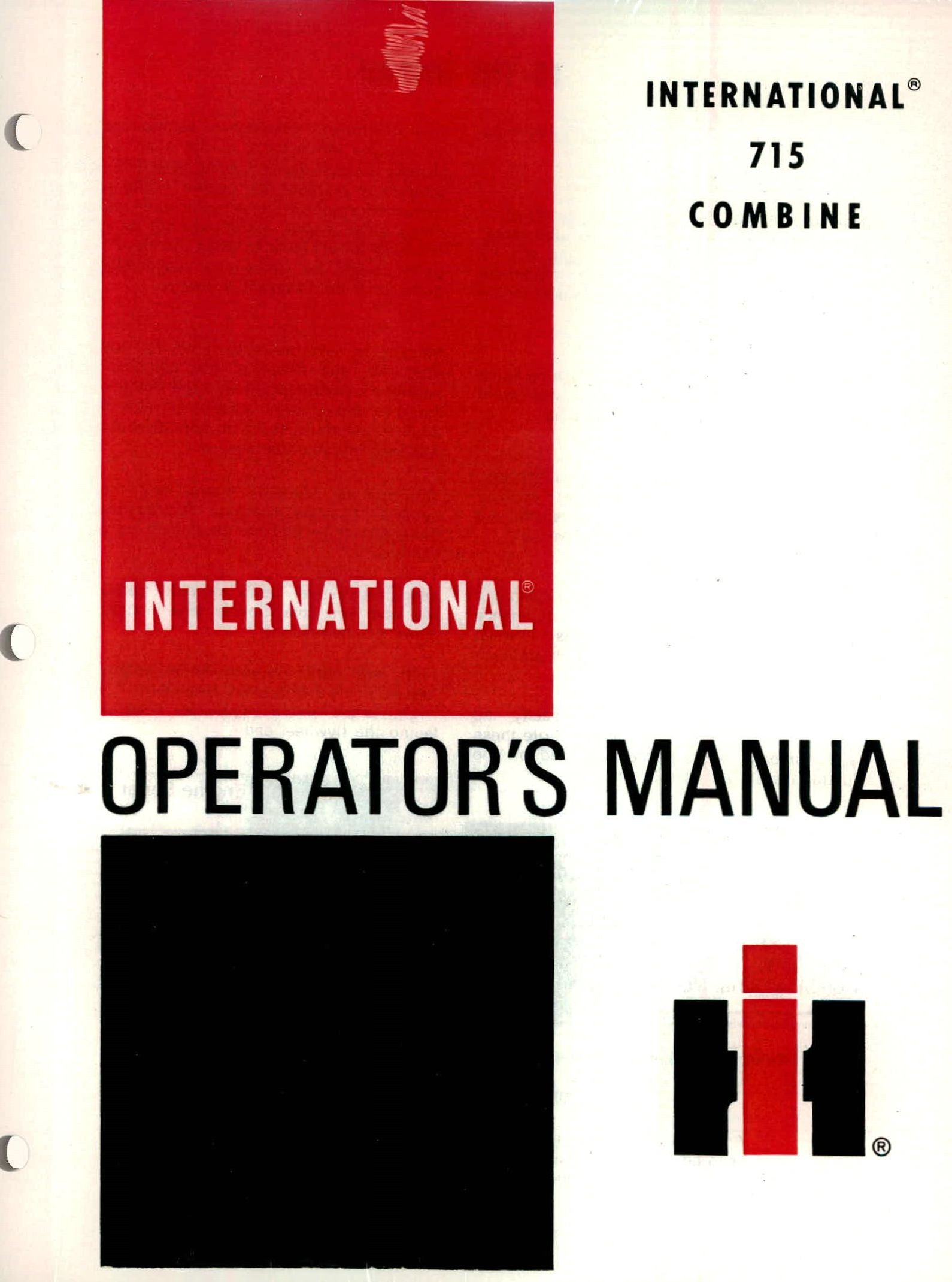 BB-1095350 Binder Books IH MANUALS & DECALS