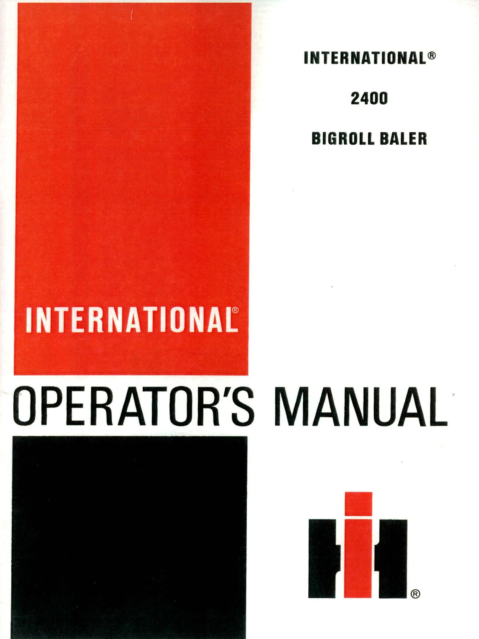BB-1096274 Binder Books IH MANUALS & DECALS