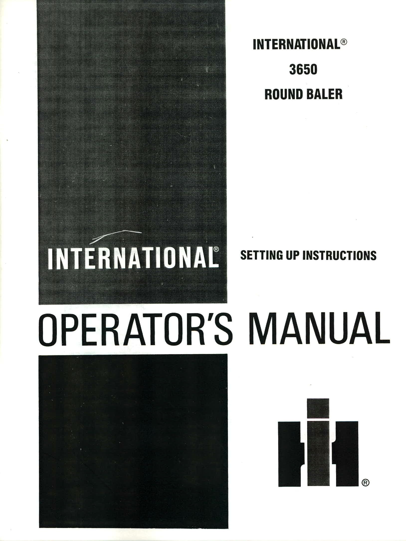BB-1096766 Binder Books IH MANUALS & DECALS
