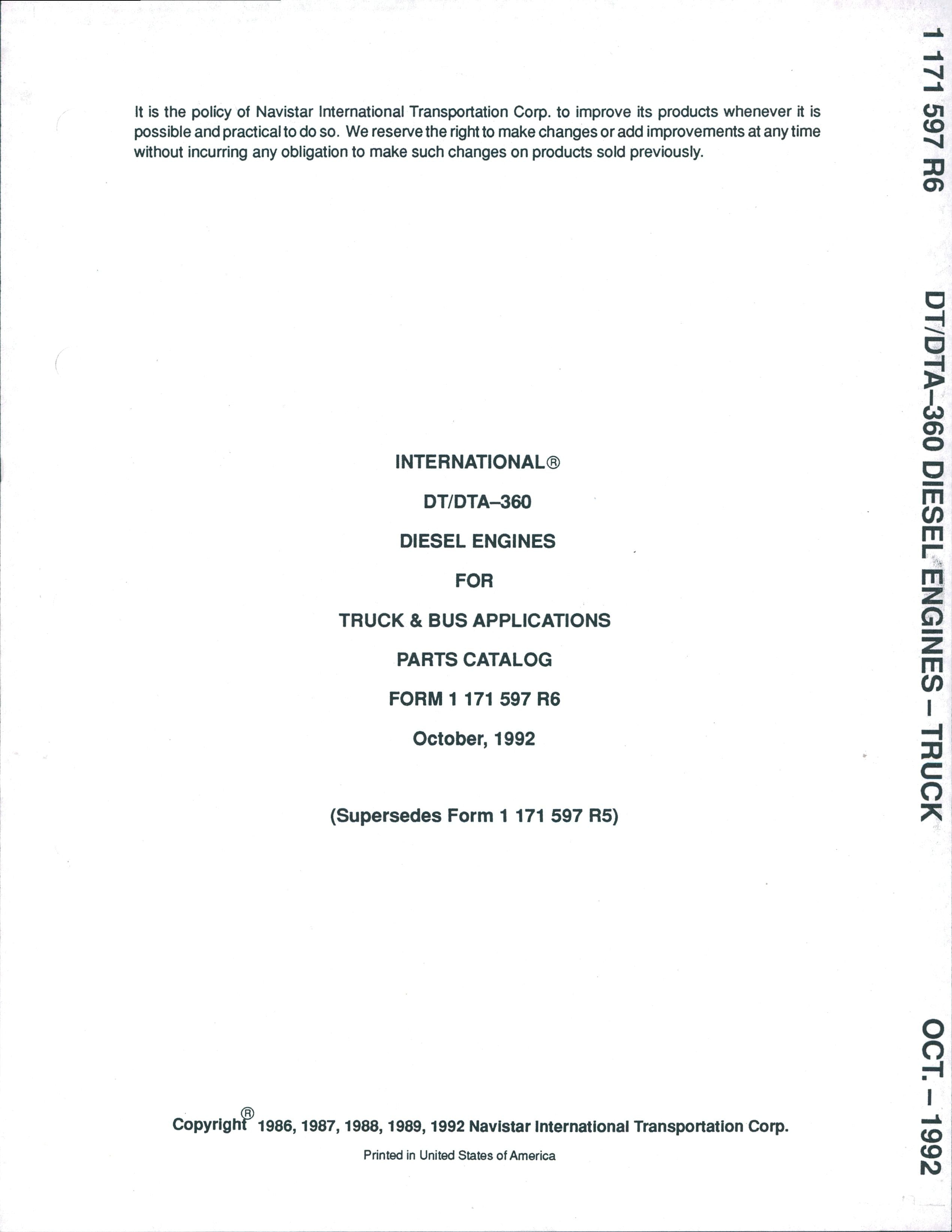 BB-1171597R6 Binder Books IH MANUALS & DECALS