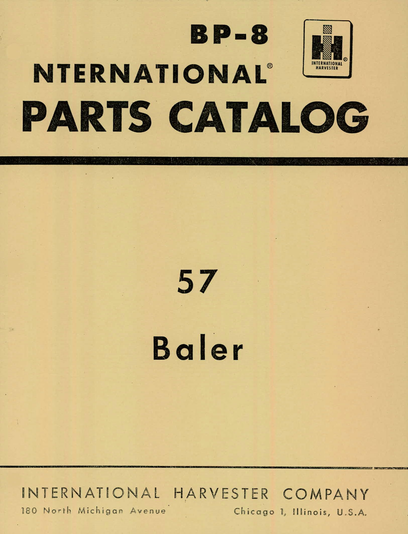 BB-BP-8 Binder Books IH MANUALS & DECALS