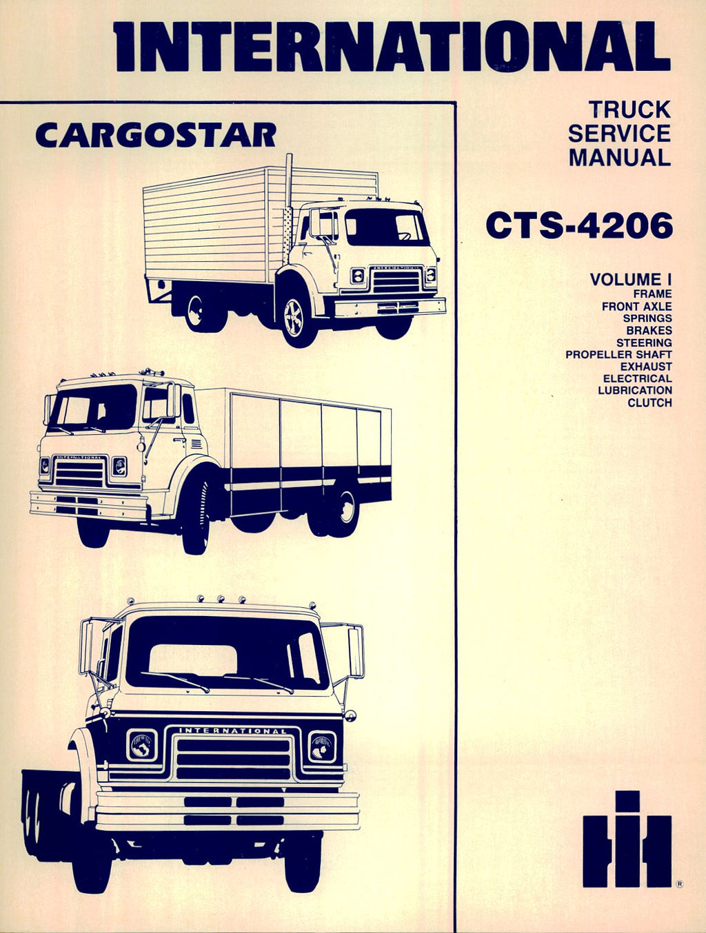 BB-CTS-4206-4336 Binder Books IH MANUALS & DECALS